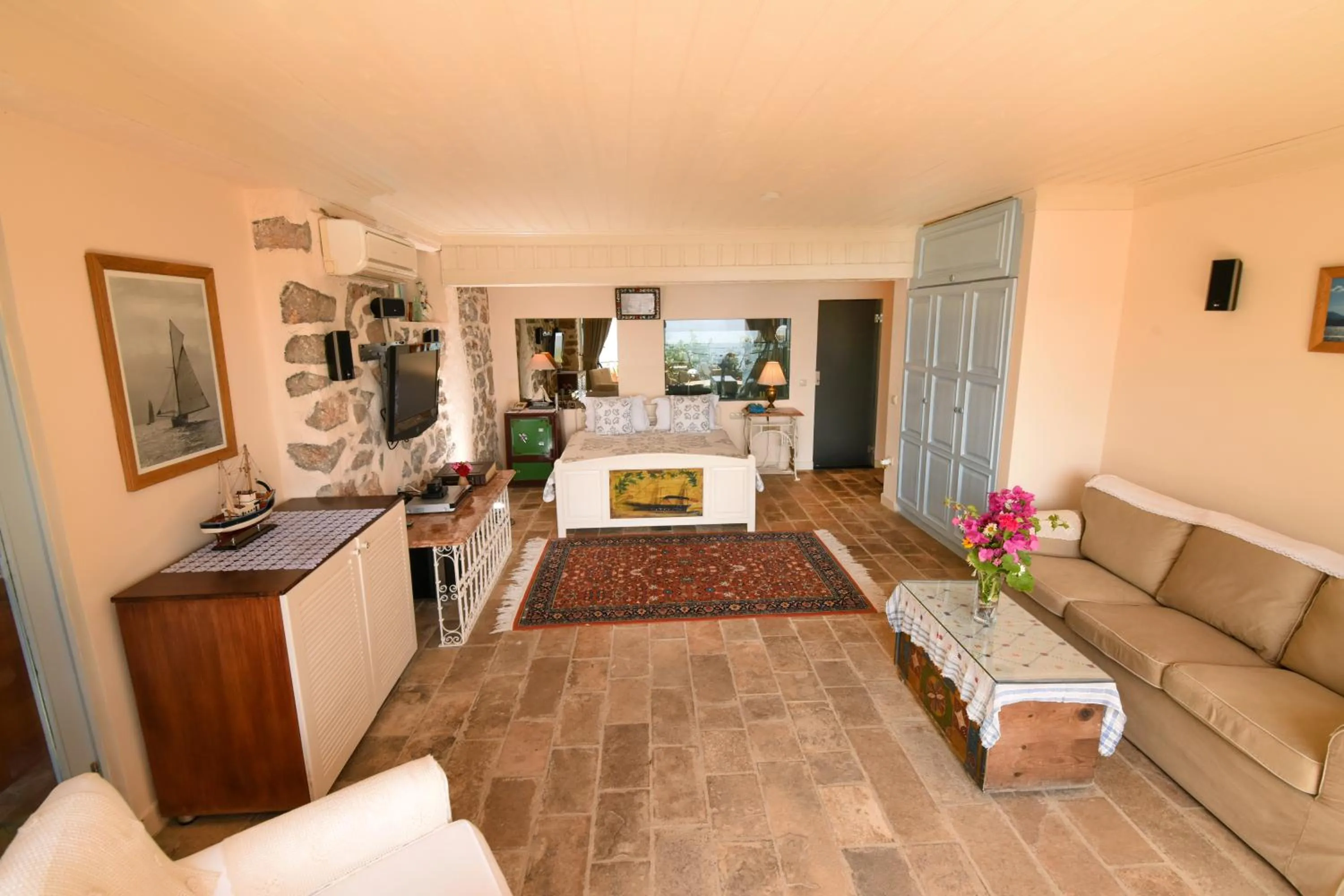 Bed in Beyaz Yunus Hotel - Adult Only