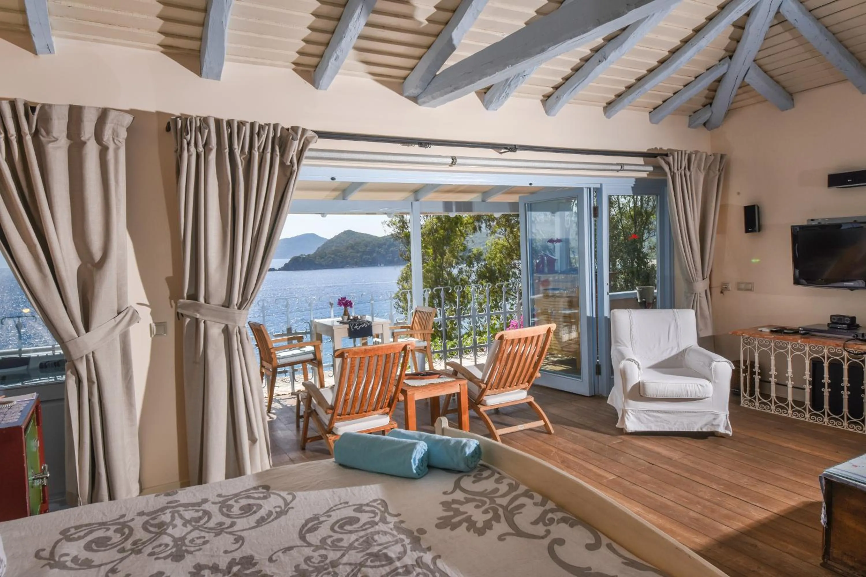 Balcony/Terrace in Beyaz Yunus Hotel - Adult Only