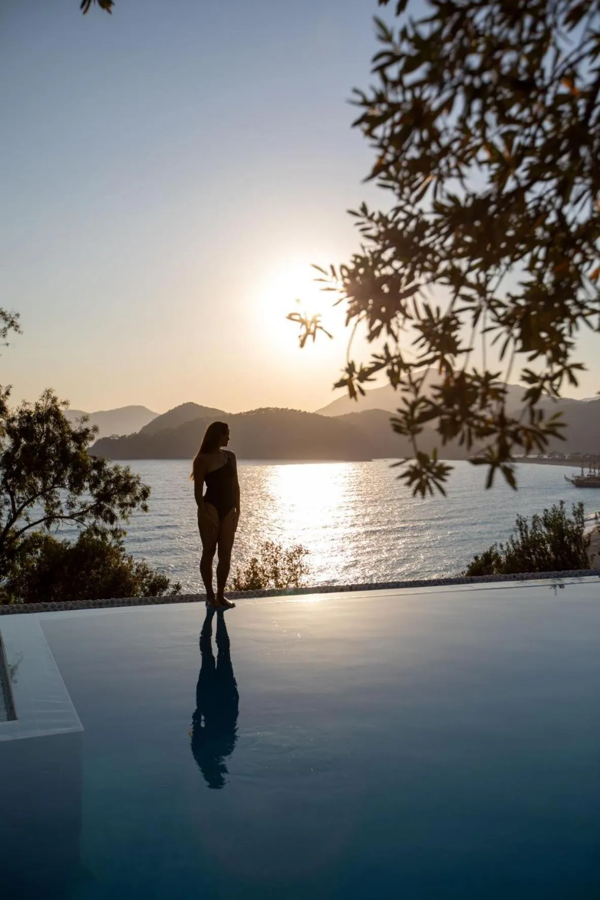 Swimming pool in Beyaz Yunus Hotel - Adult Only