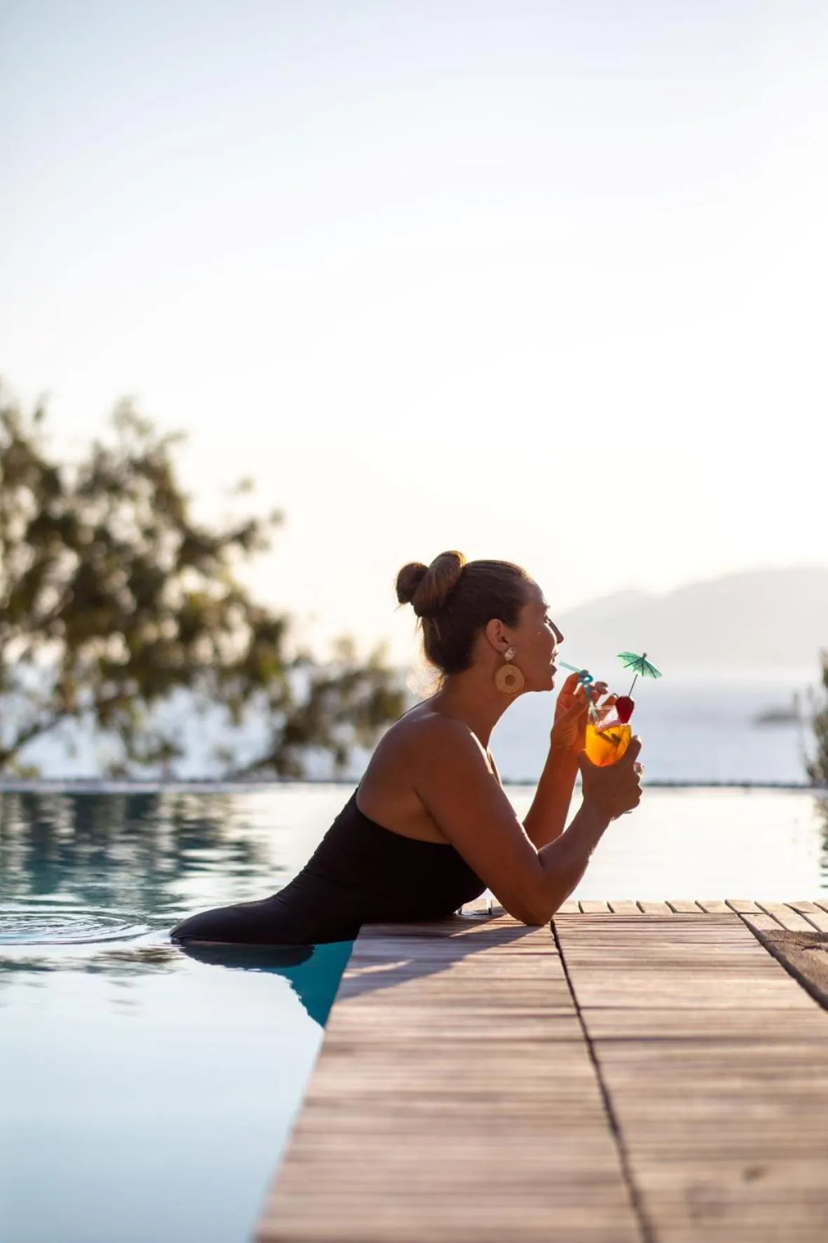 Swimming pool in Beyaz Yunus Hotel - Adult Only