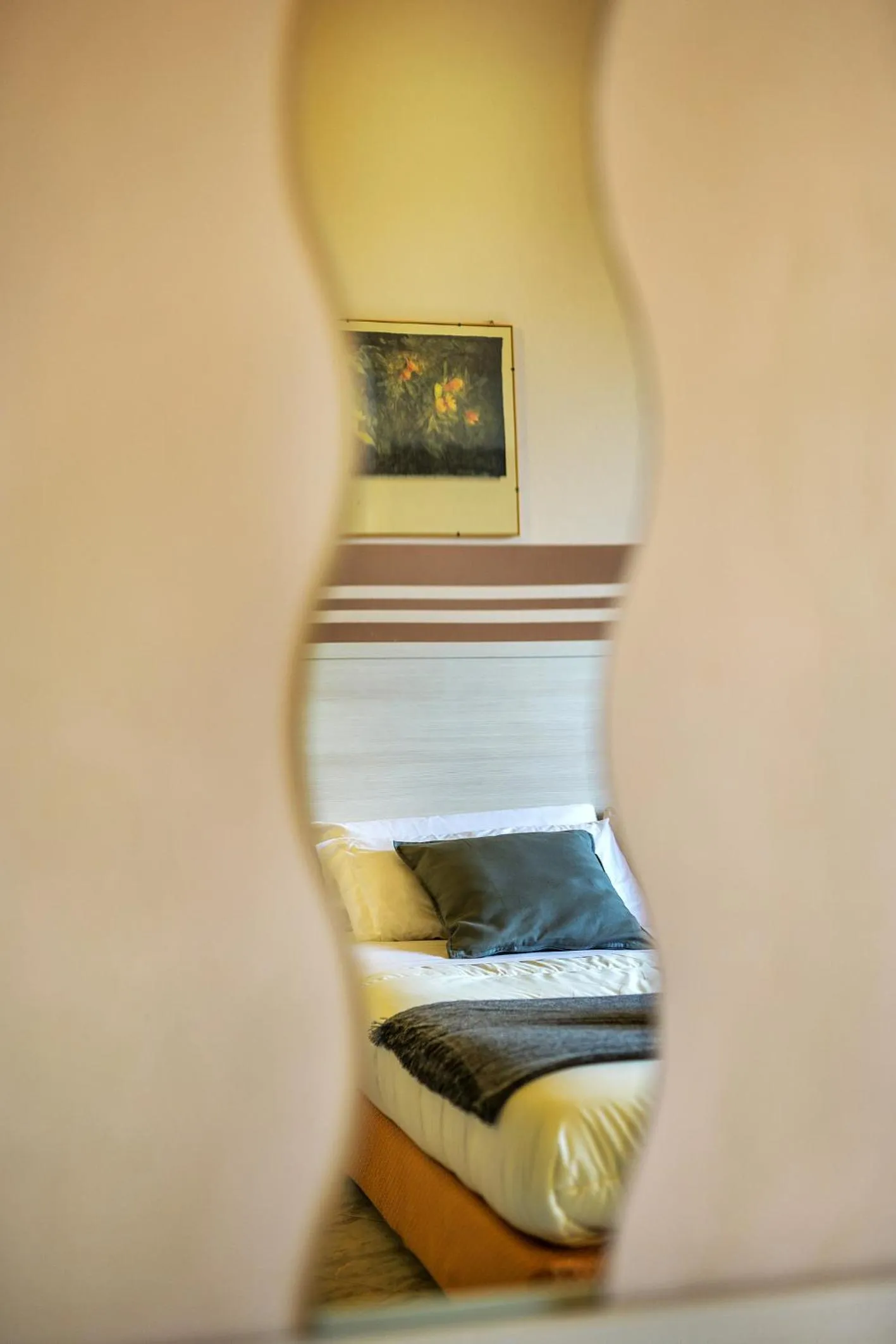 Decorative detail, Bed in Hotel Castello