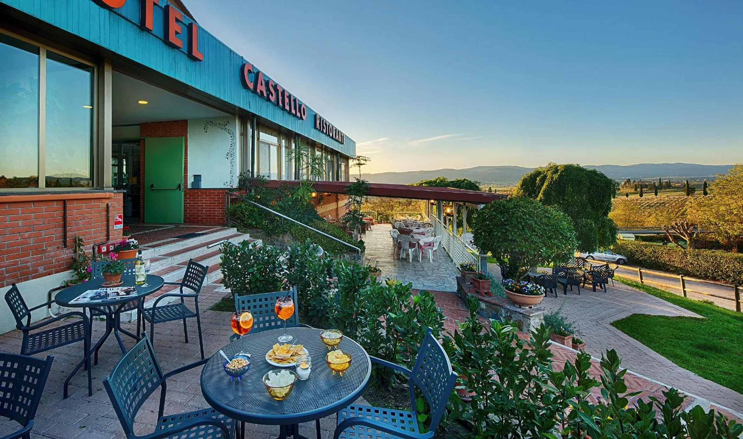 Patio in Hotel Castello