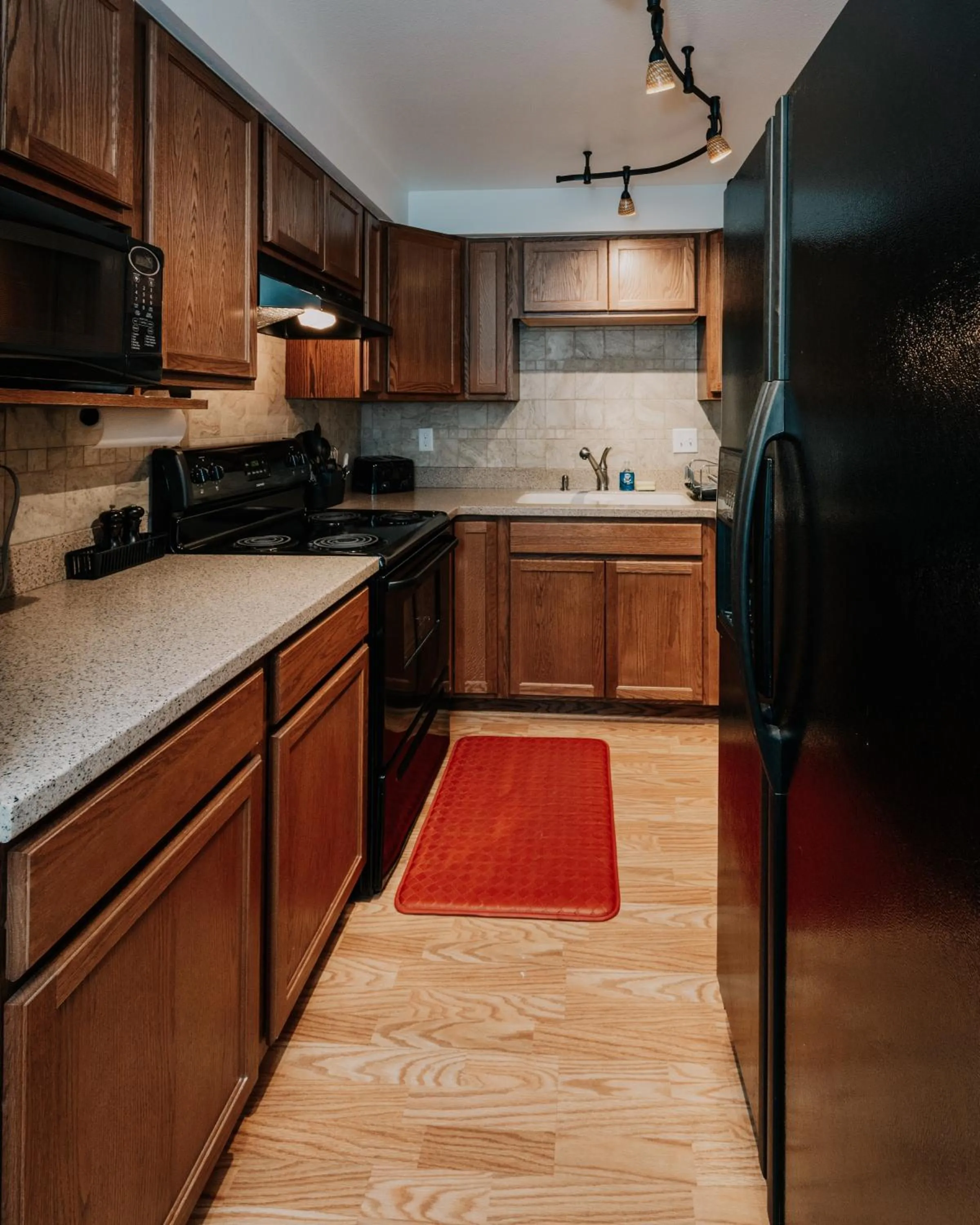 Kitchen or kitchenette in Hotel Pommier Indianola