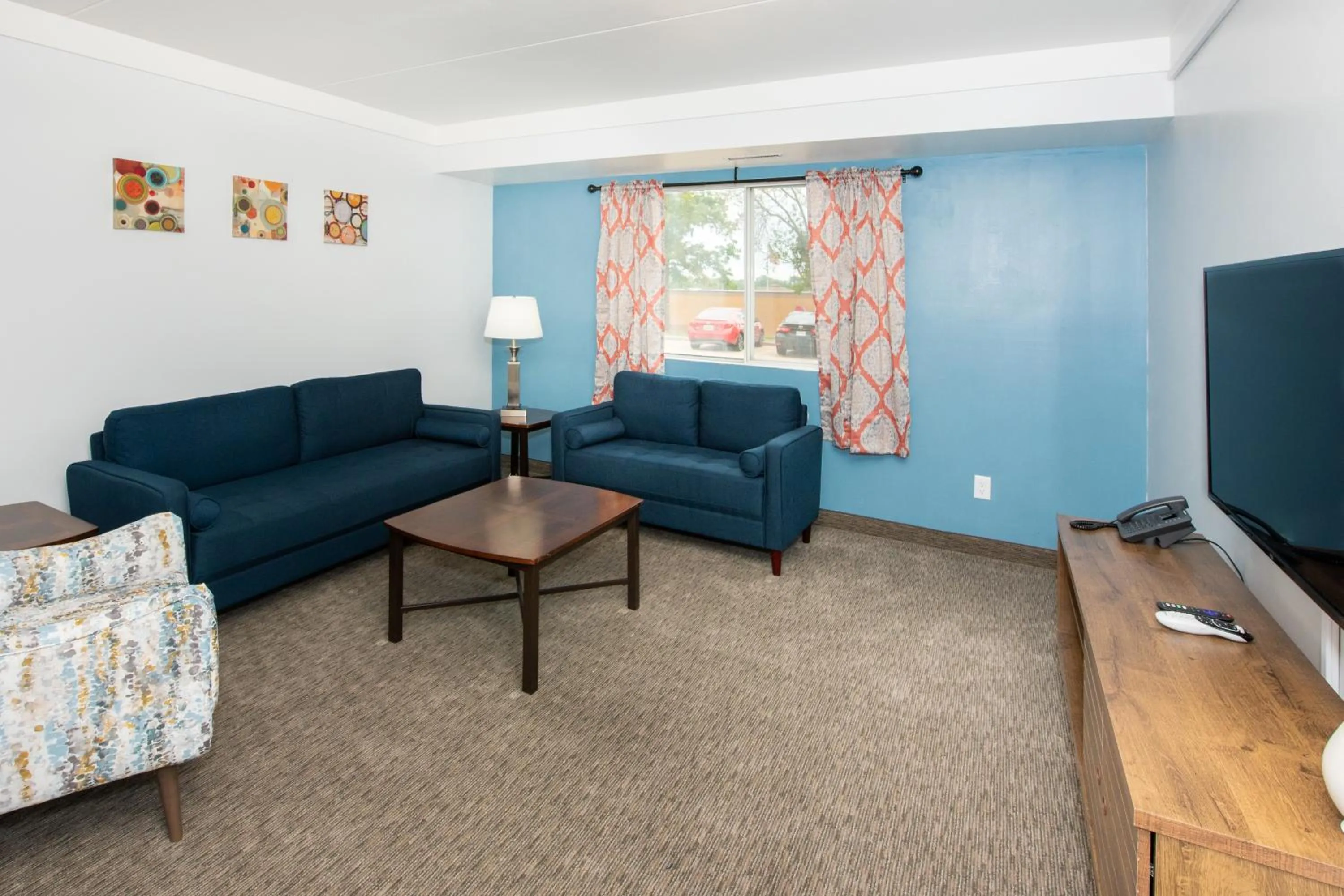 Living room in Hotel Pommier Indianola