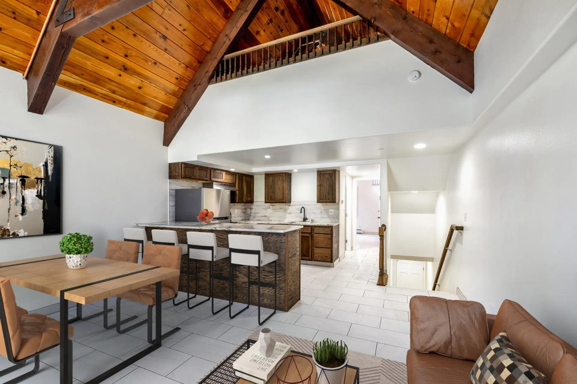 Kitchen or kitchenette in North Lake Lodges & Villas