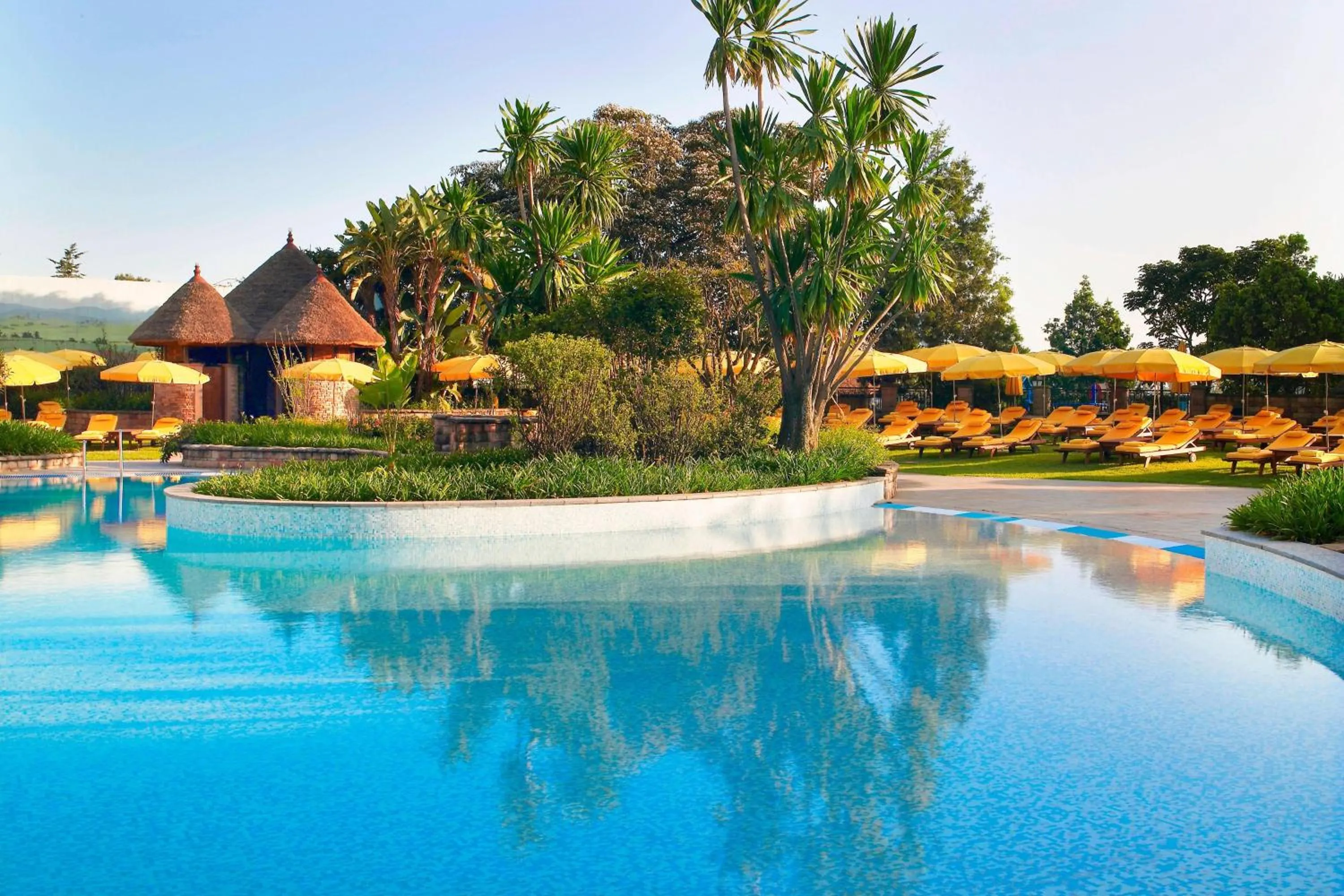 Swimming pool in Sheraton Addis, a Luxury Collection Hotel, Addis Ababa