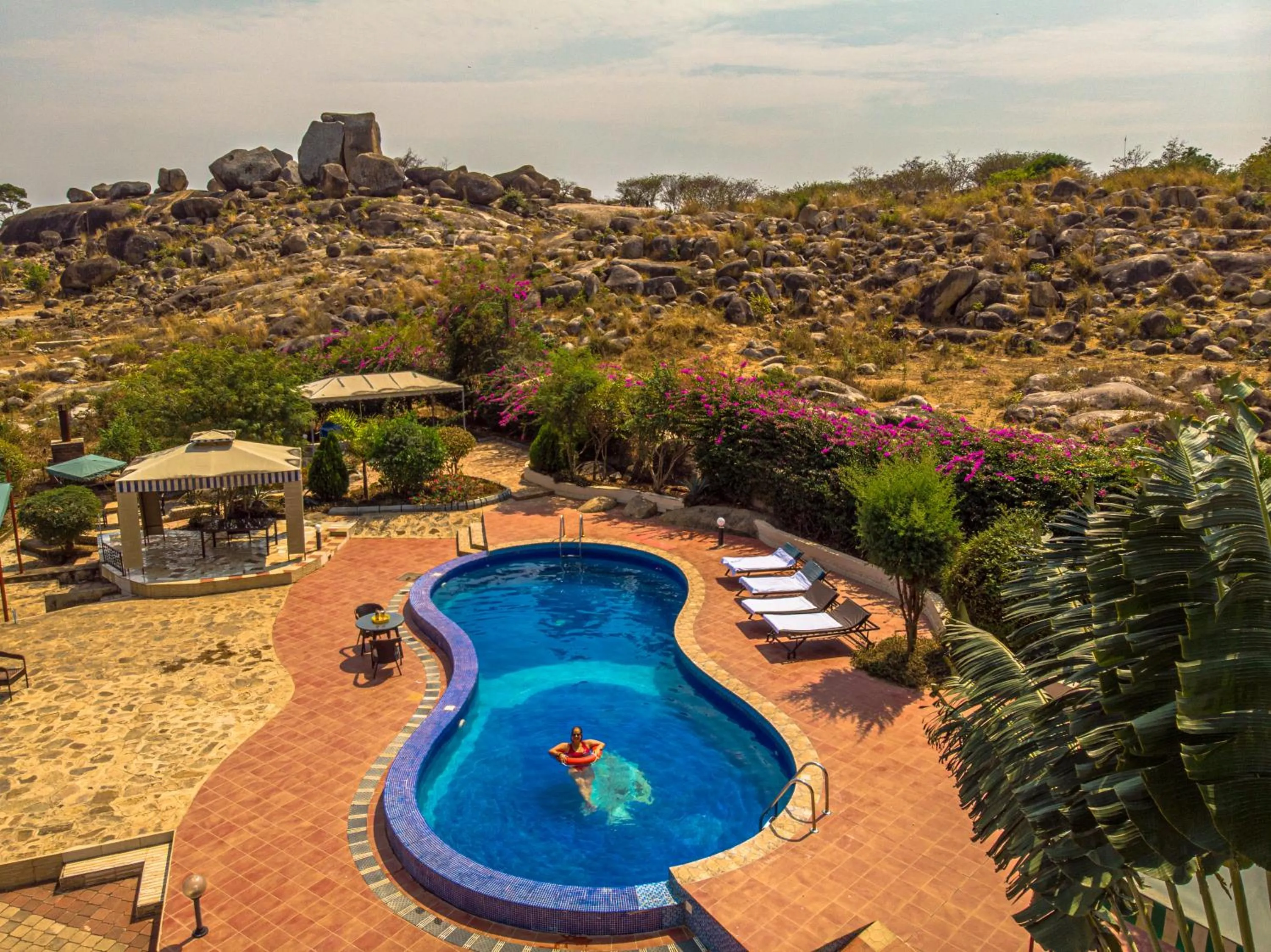 Pool view in The Lahe Hotels