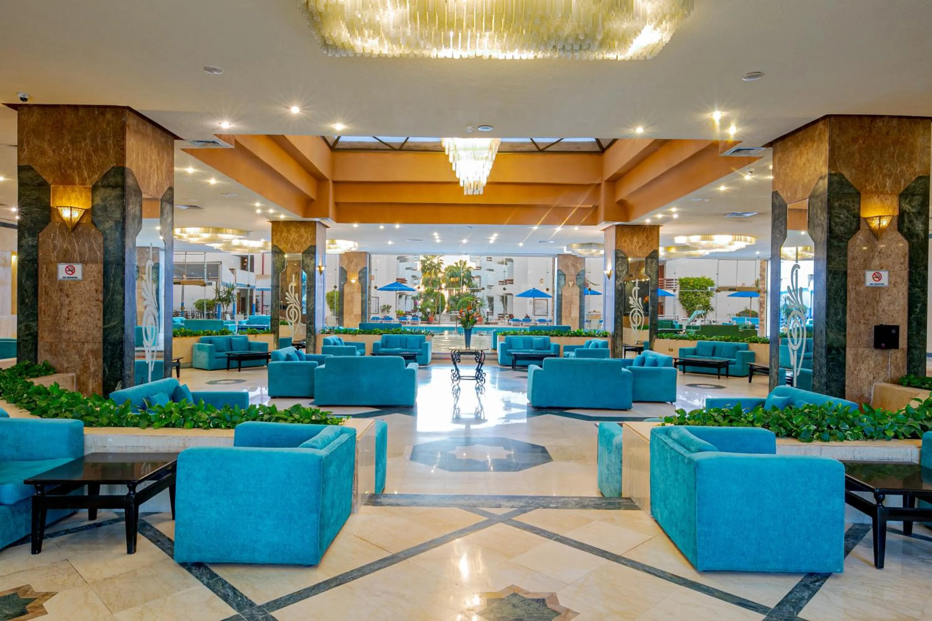 Lobby or reception in Marlin Inn Azur Resort