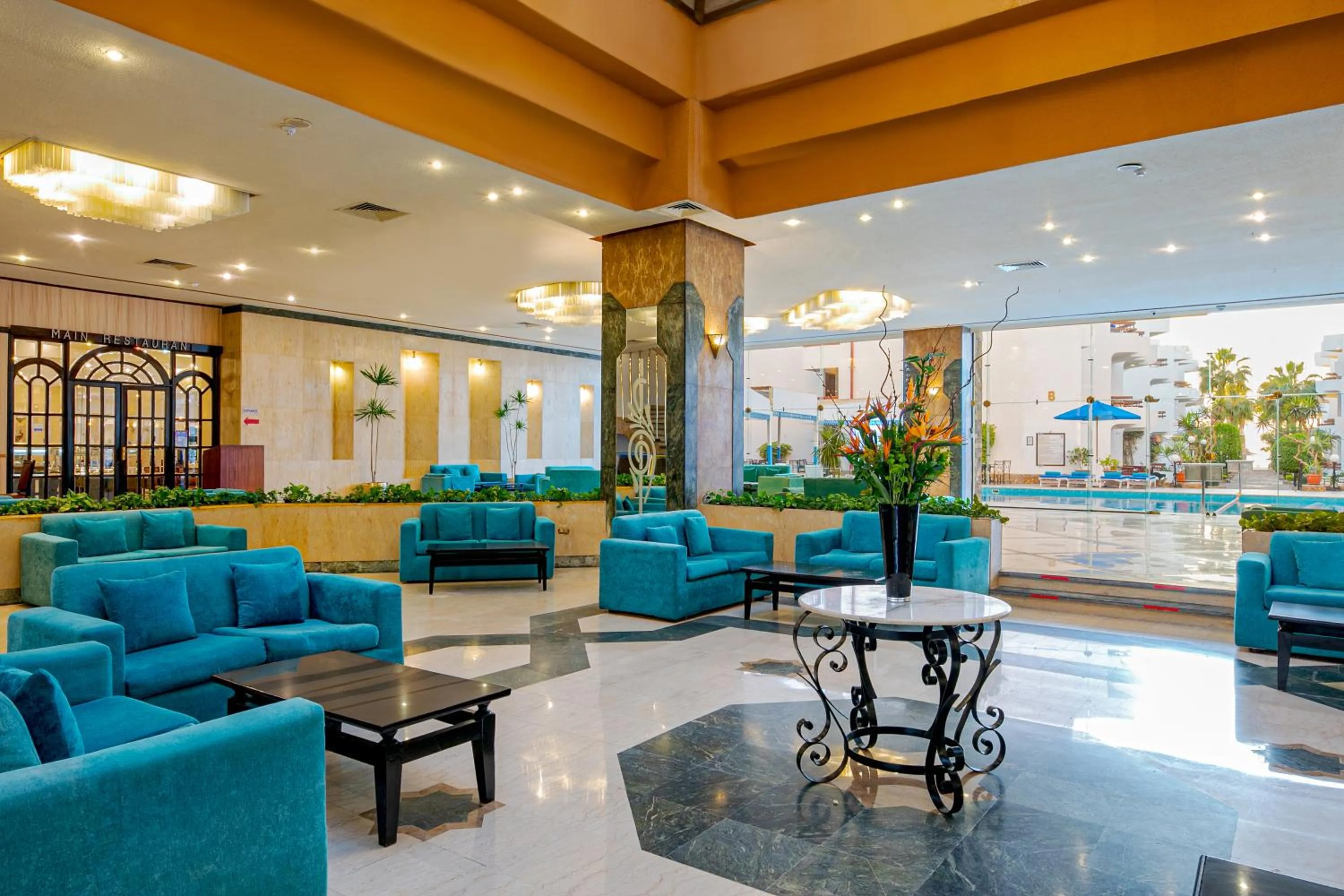 Lobby or reception in Marlin Inn Azur Resort