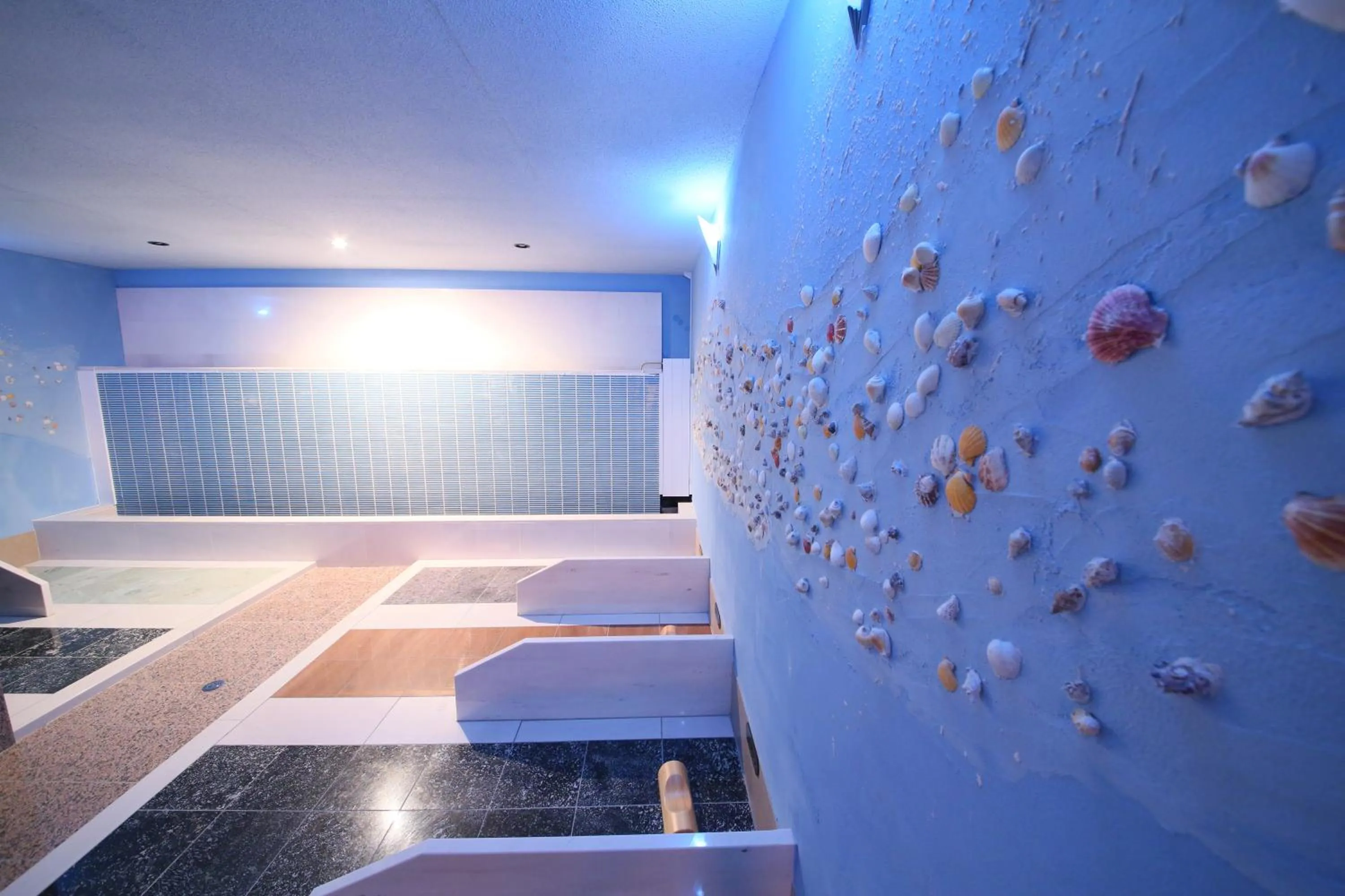 Decorative detail, Bed in Spa&Resort Kujukuri Taiyou-no-sato