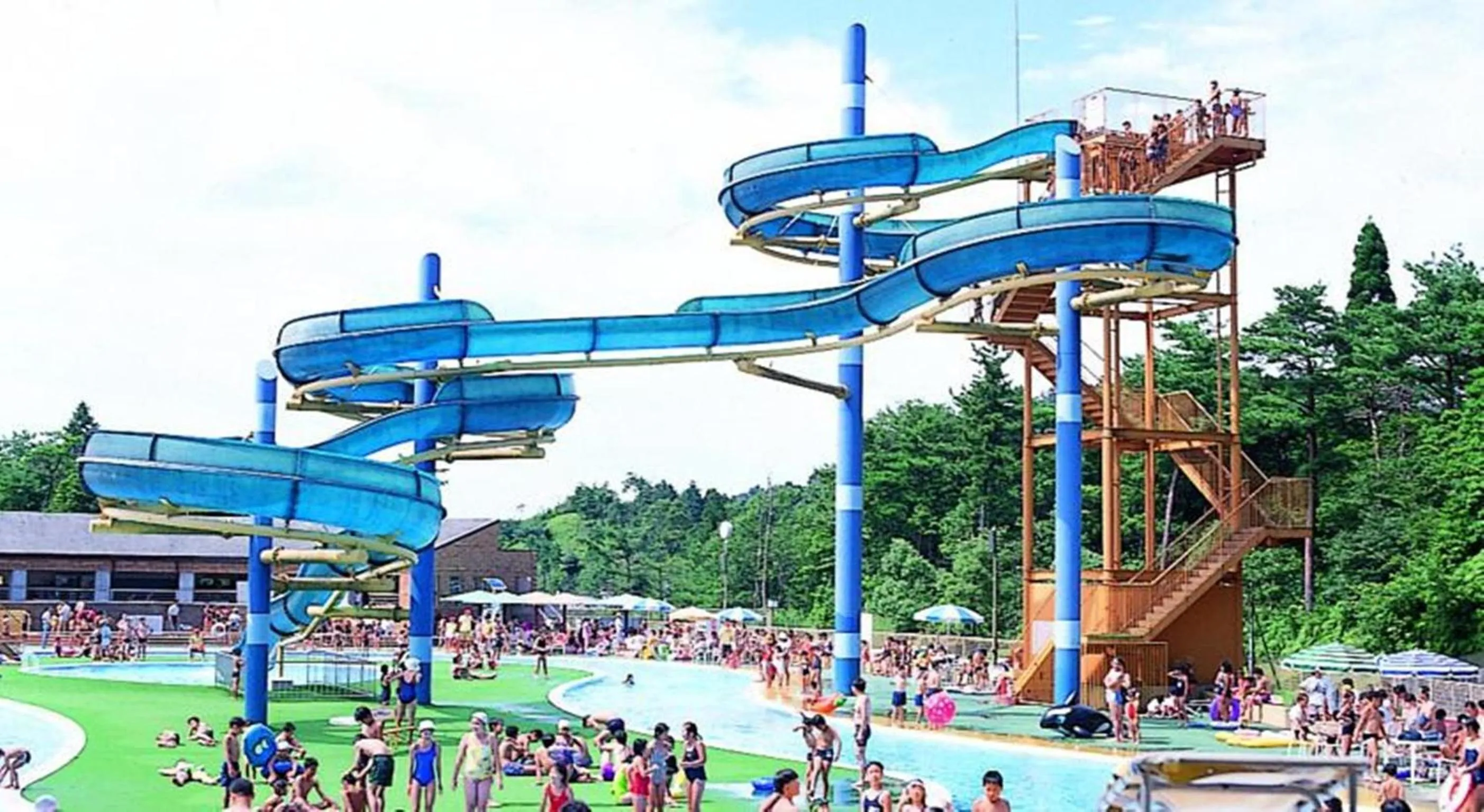 Swimming pool in Saiou no Miya