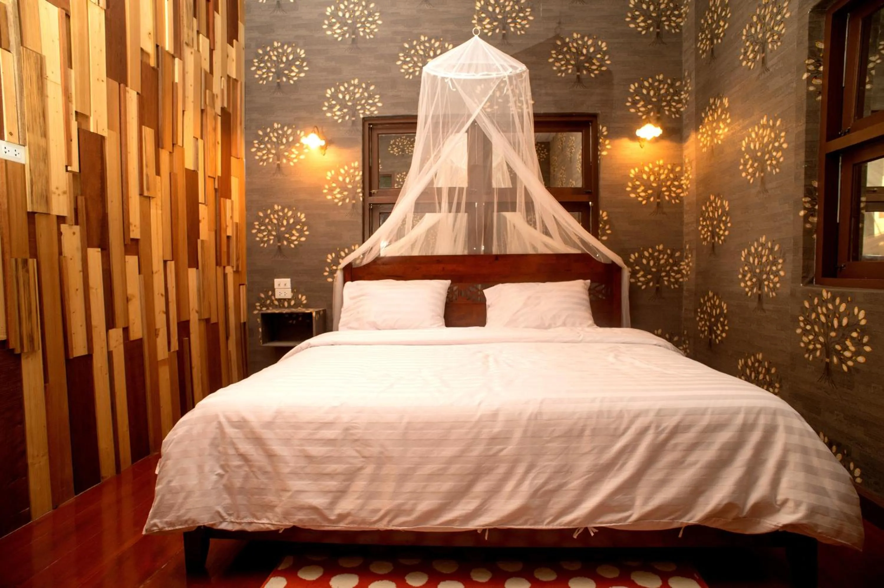 Bed in Tamajun Hotel