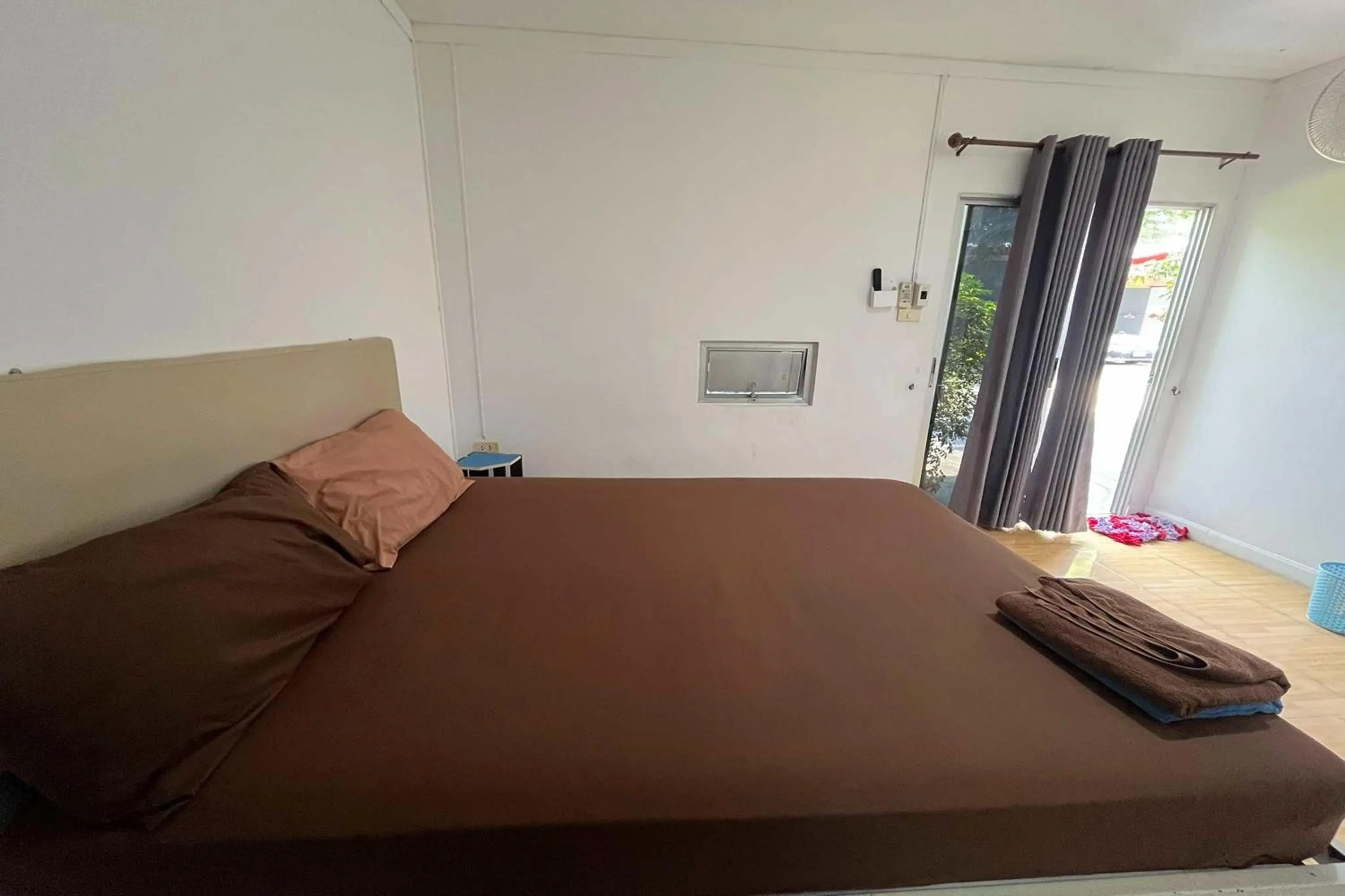 Bed in Ruai Thong Pong Pai Resort