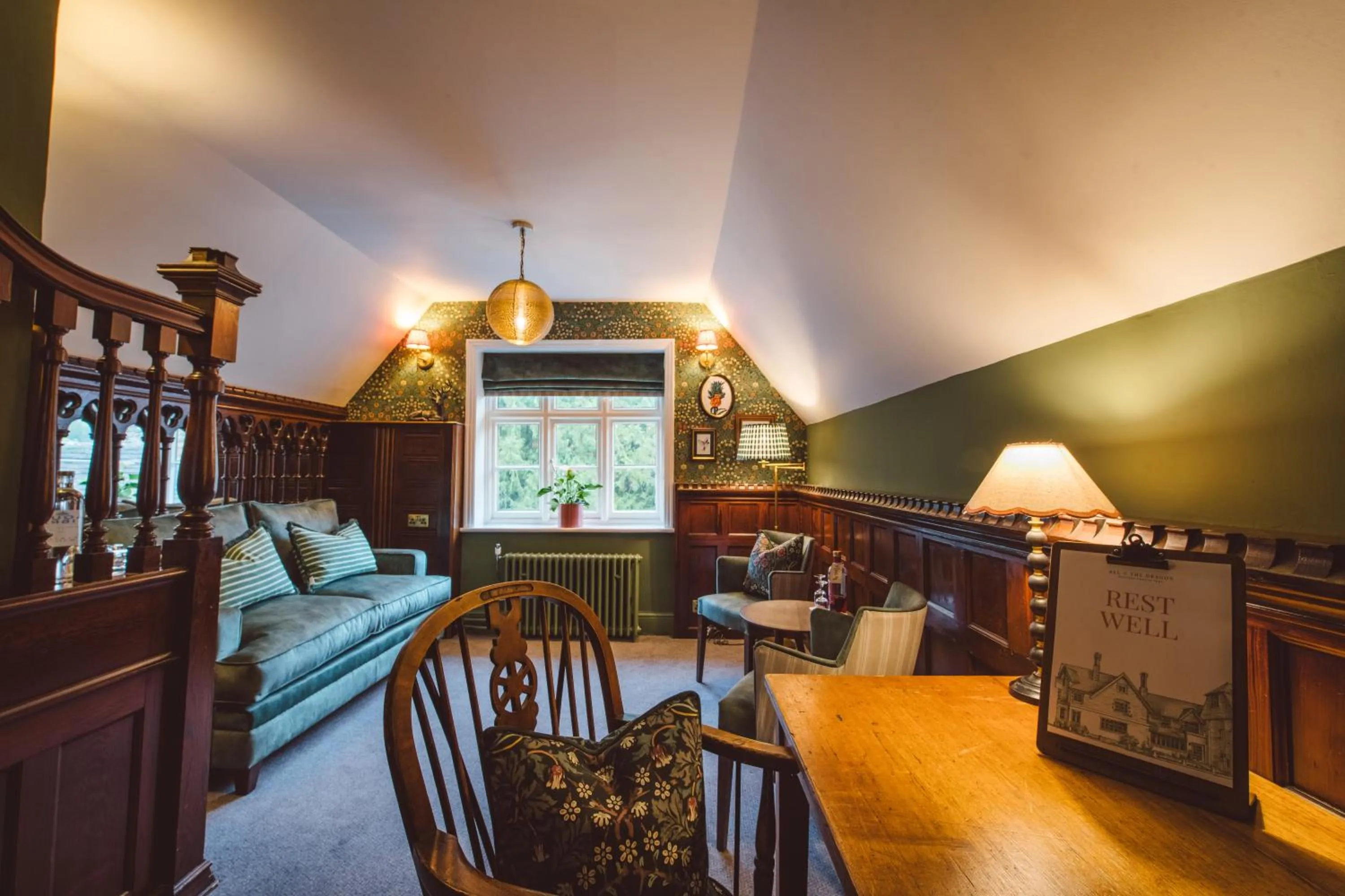 Seating area in Bel And The Dragon-Churt