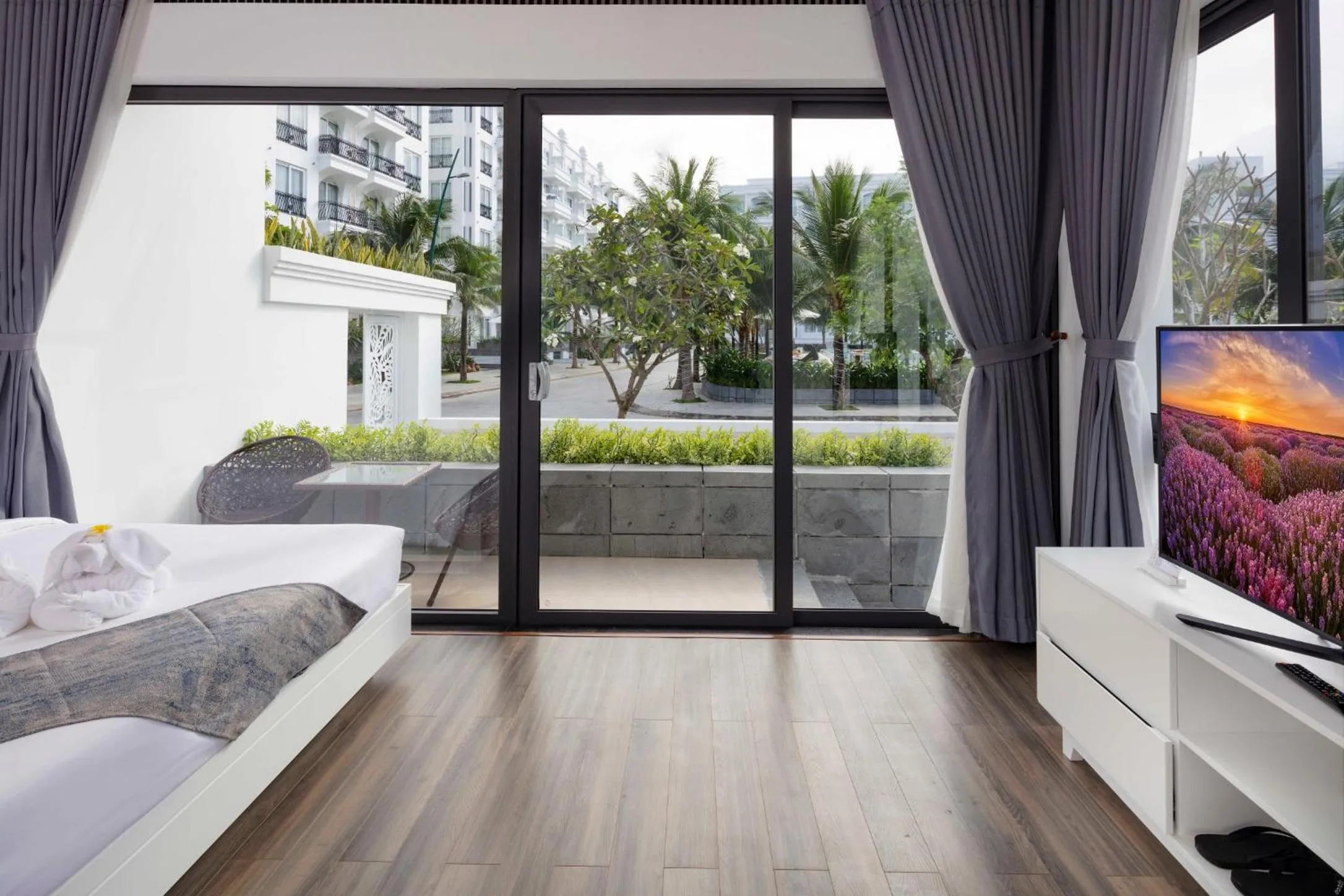 View (from property/room), Bed in Champa Island Nha Trang - Resort Hotel & Spa