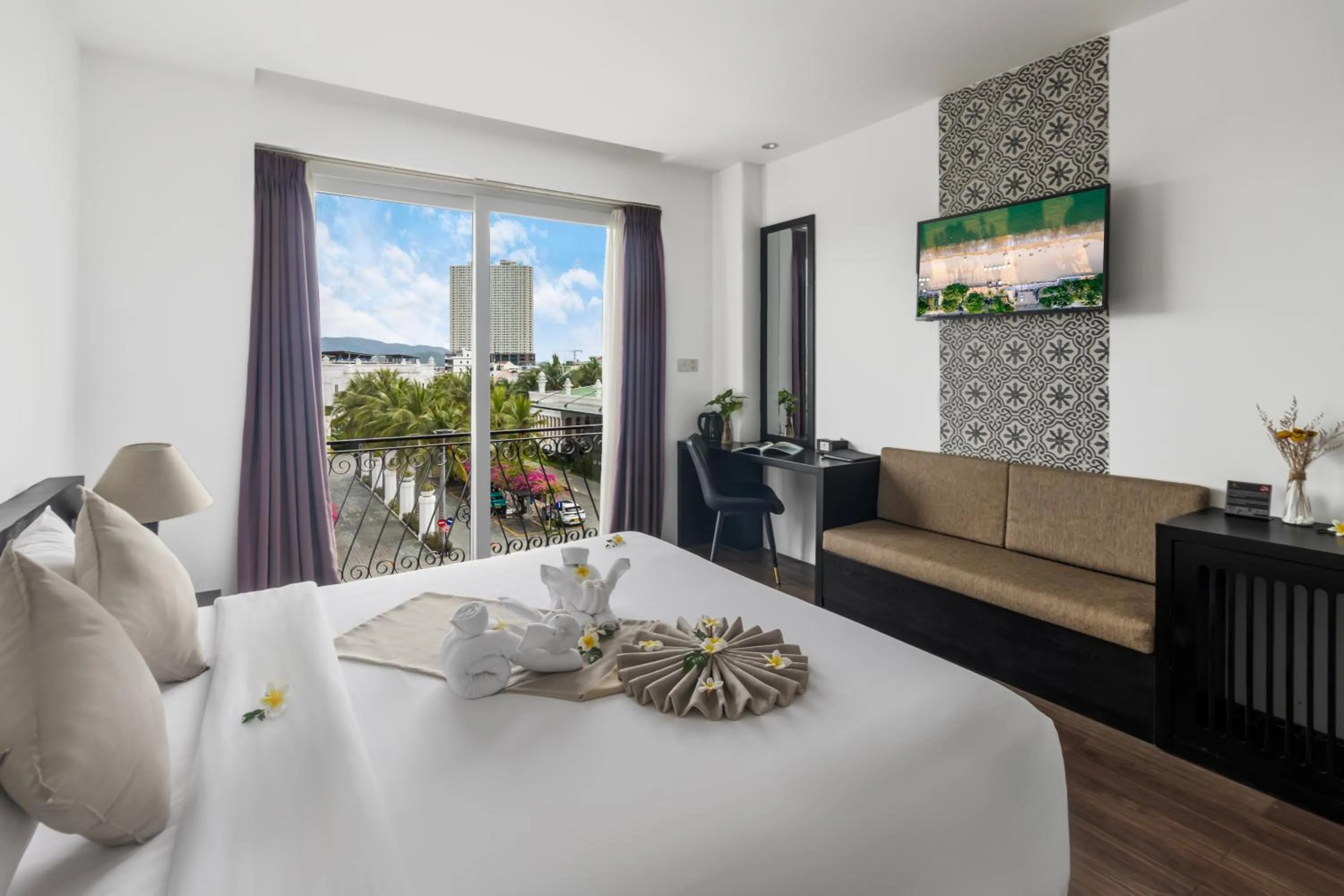 Bed in Champa Island Nha Trang - Resort Hotel & Spa