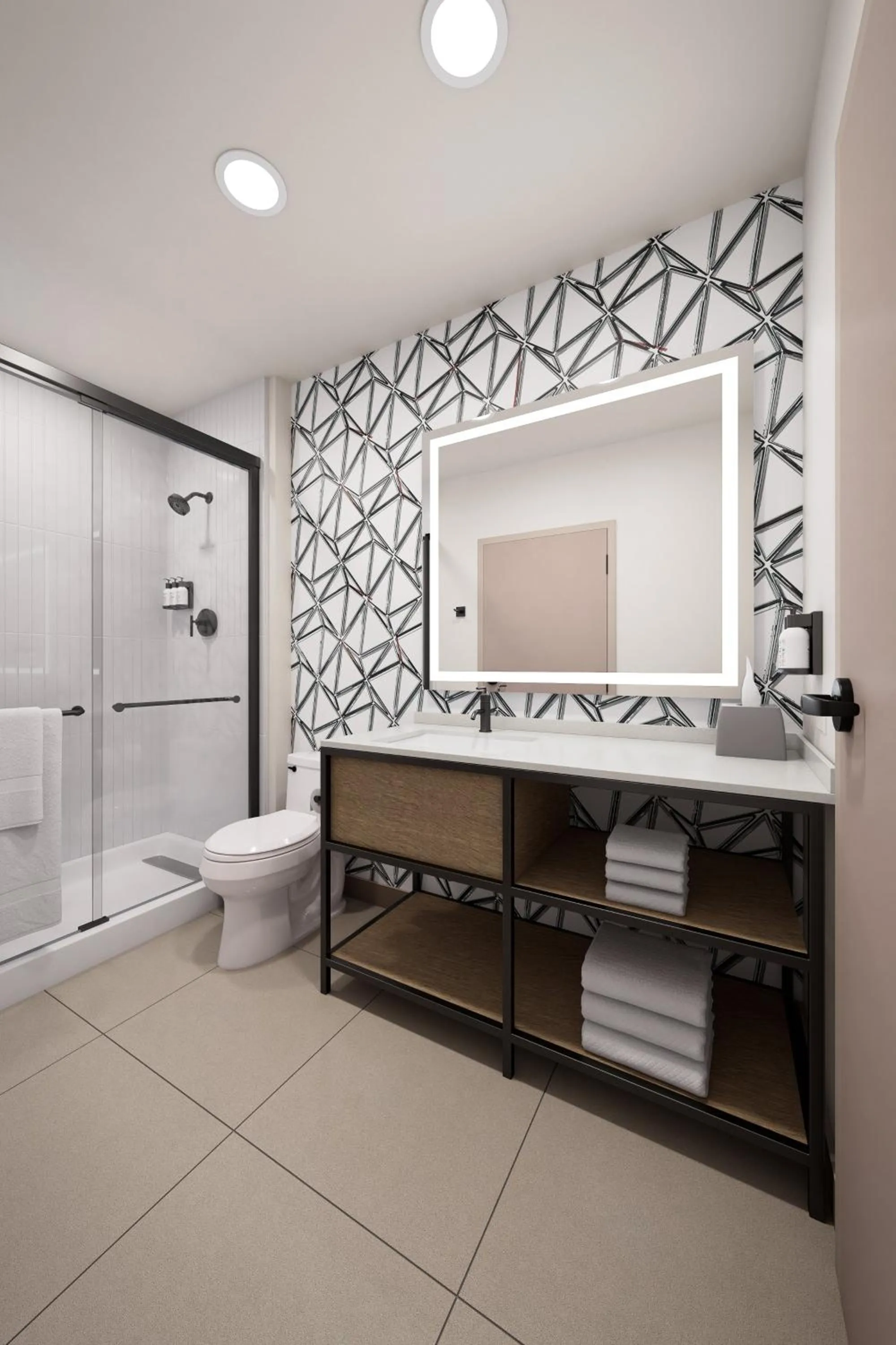 Bathroom in Atwell Suites Corpus Christi Southeast by IHG