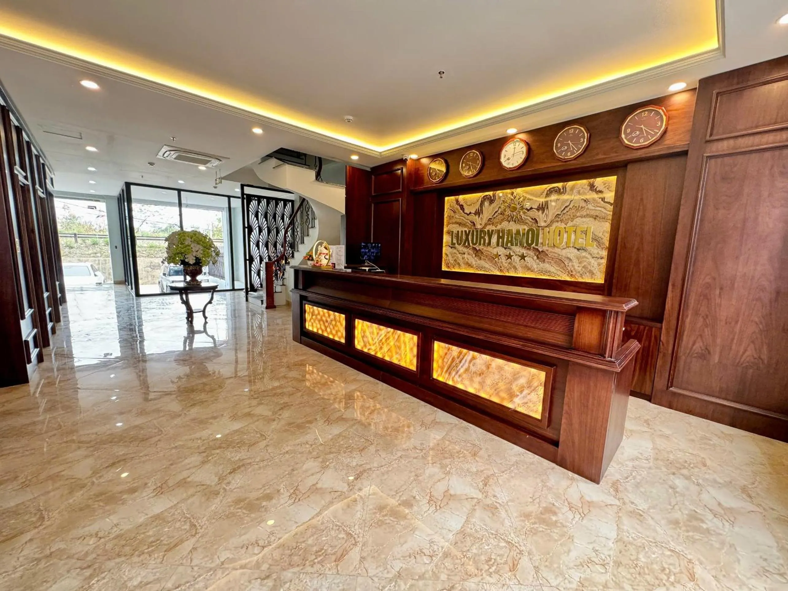 Communal lounge/ TV room in Luxury Hanoi Hotel