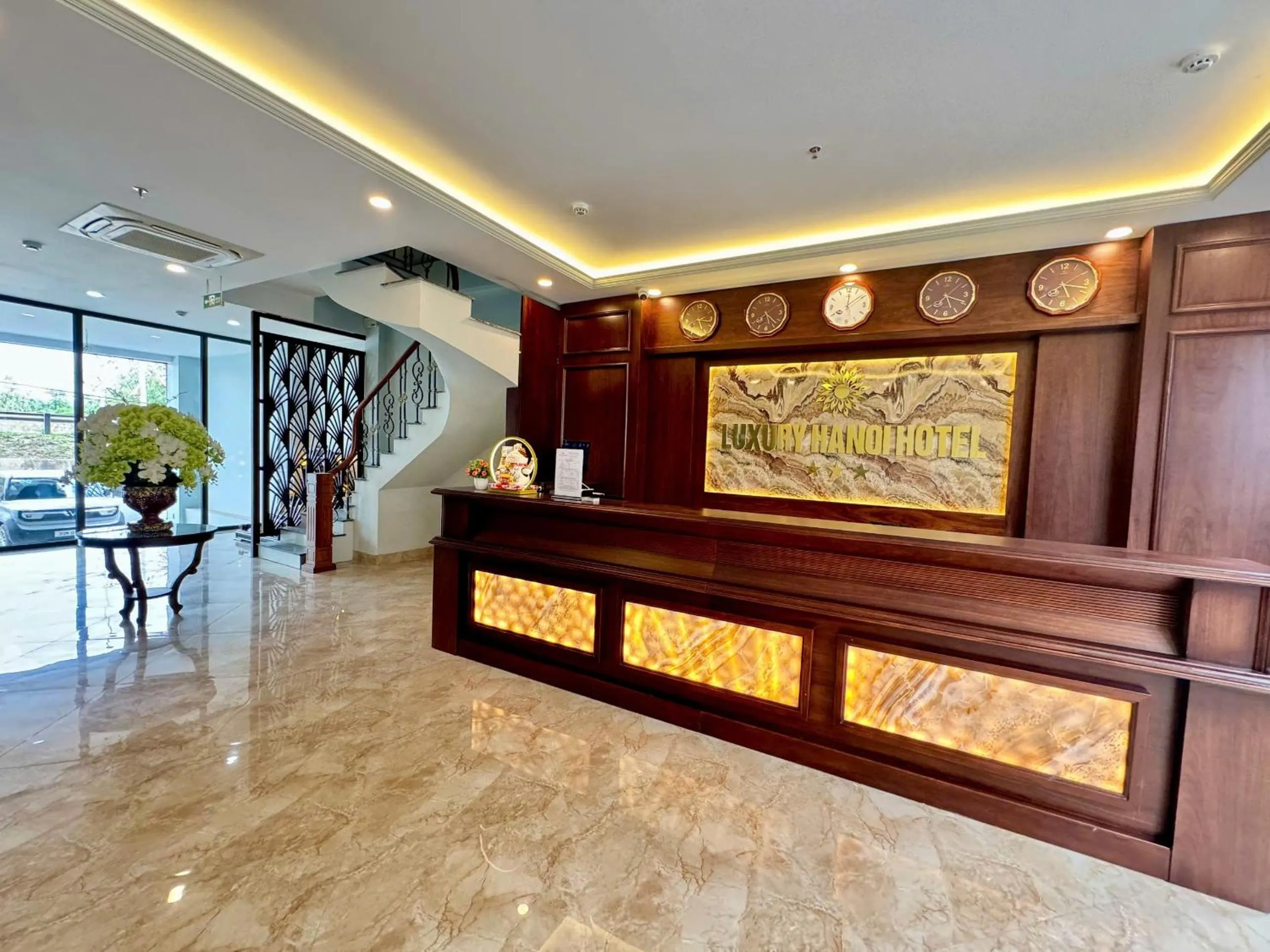 Living room in Luxury Hanoi Hotel
