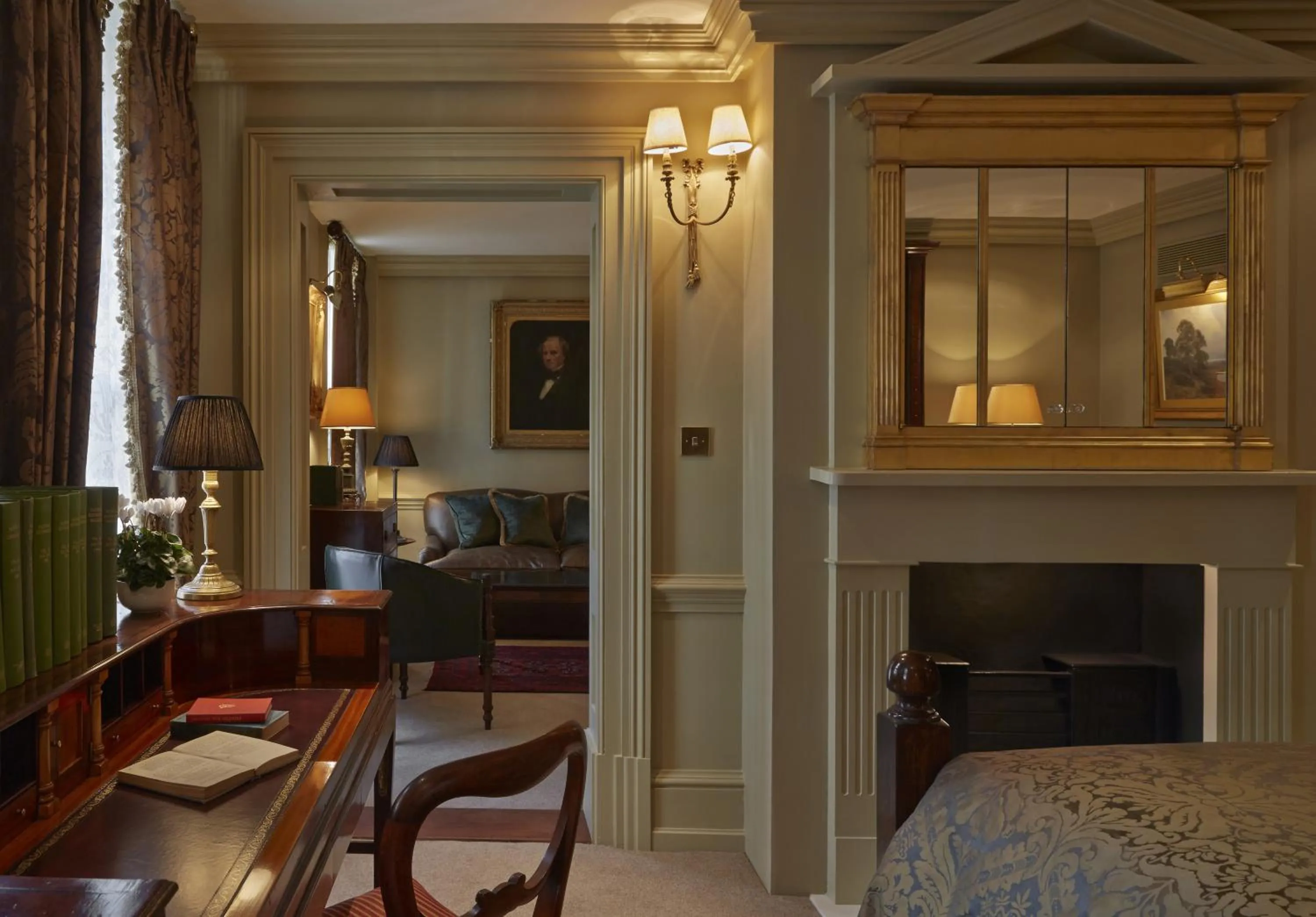 Living room, Bed in Batty Langley's