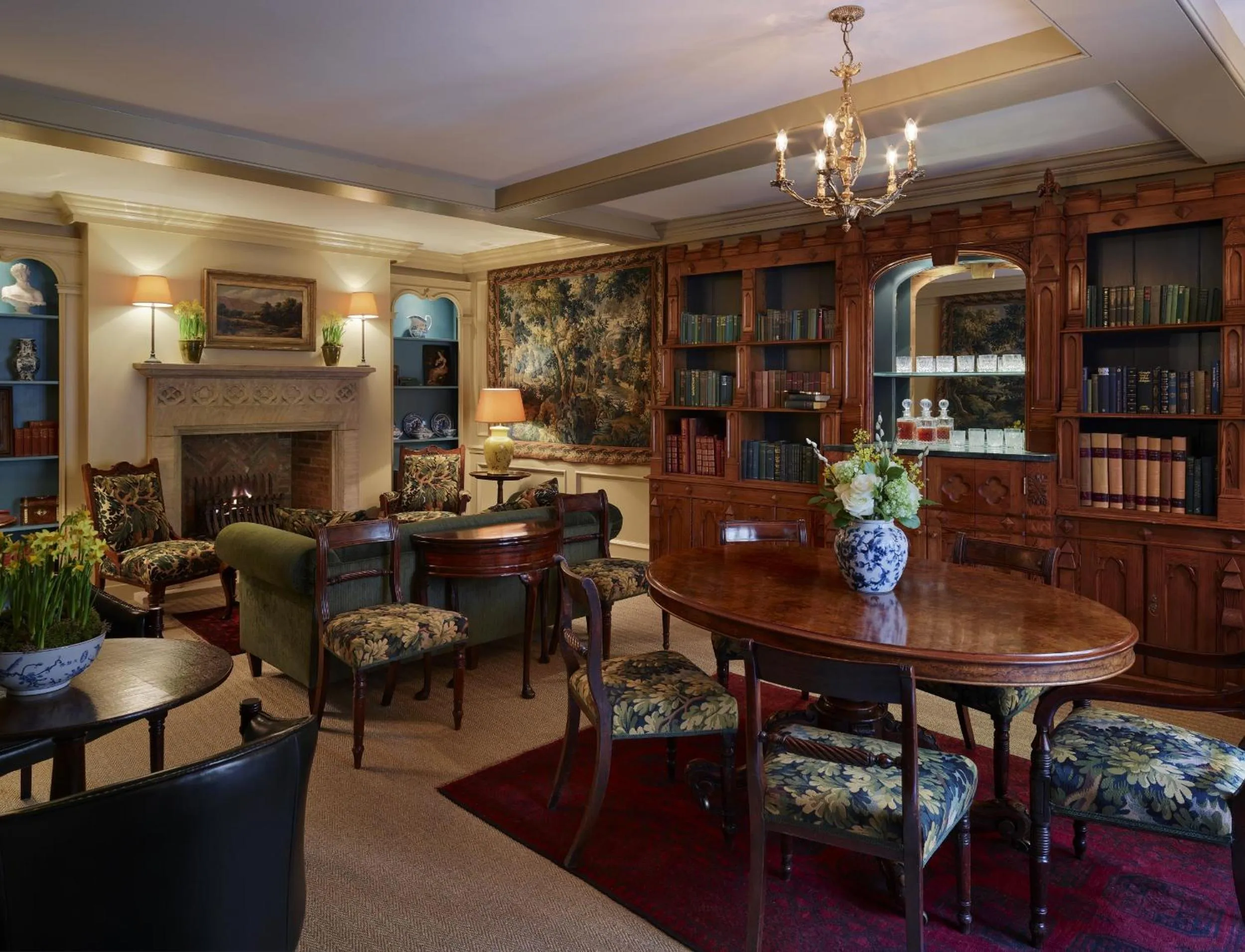 Library in Batty Langley's