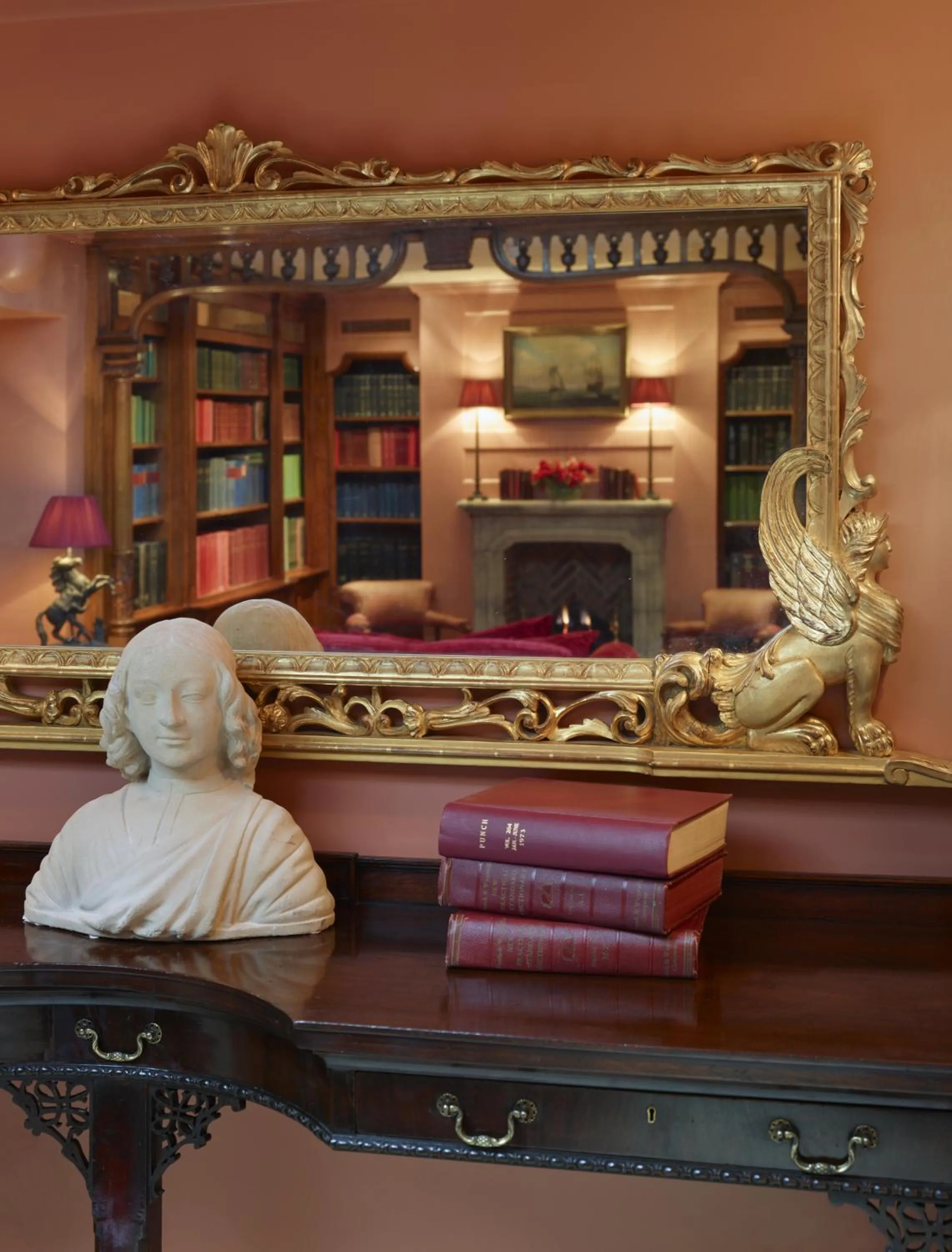 Library in Batty Langley's