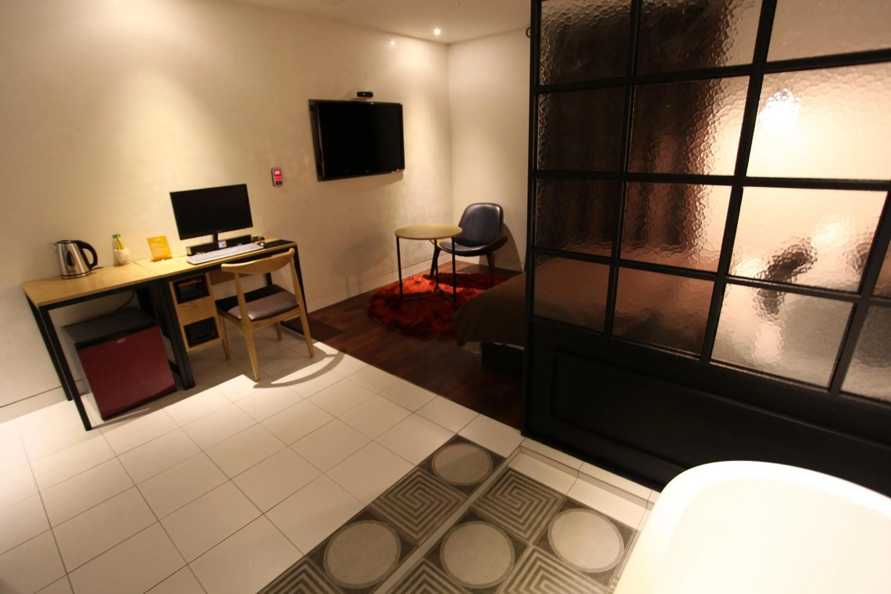 Decorative detail, Bed in Hotel Banwol