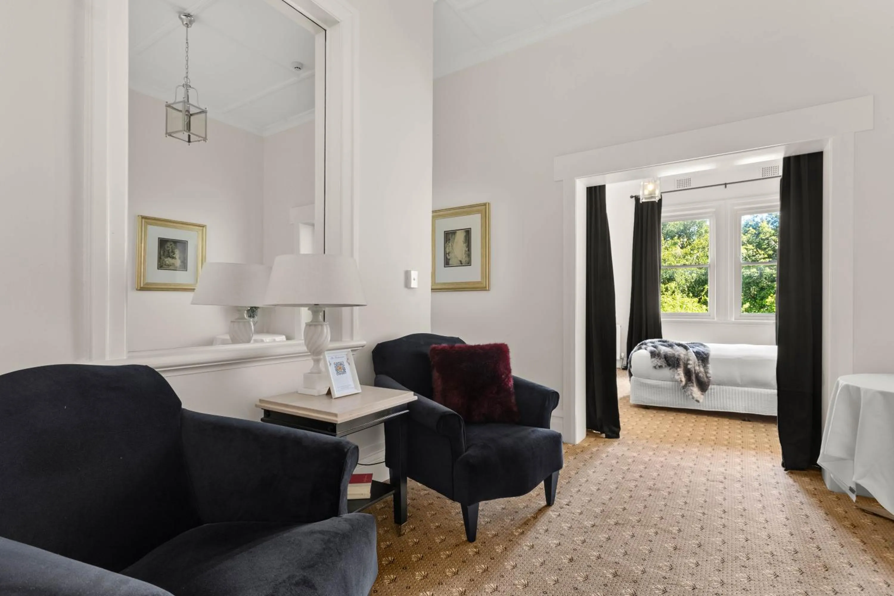 Living room in The Robertson Hotel