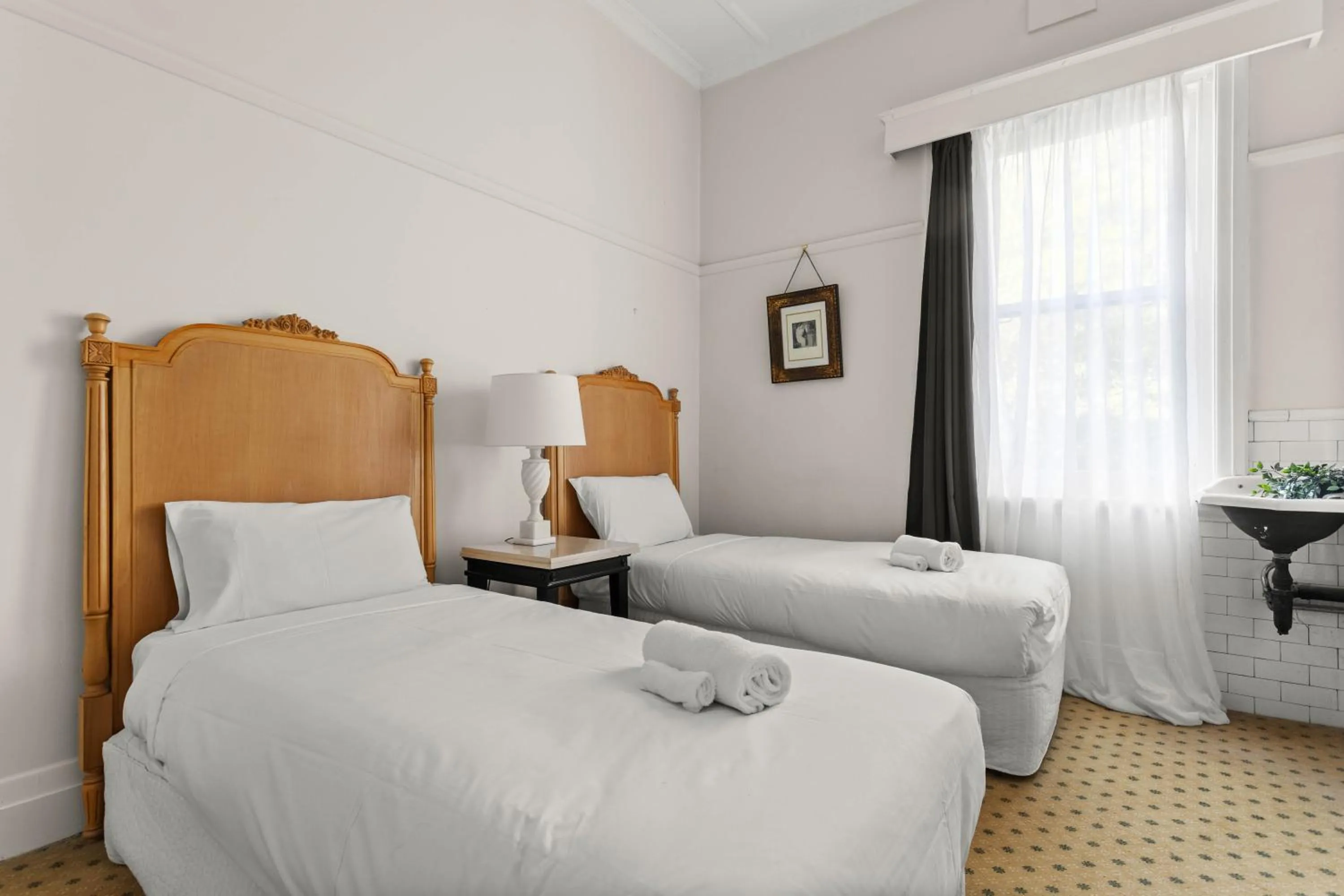 Bed in The Robertson Hotel