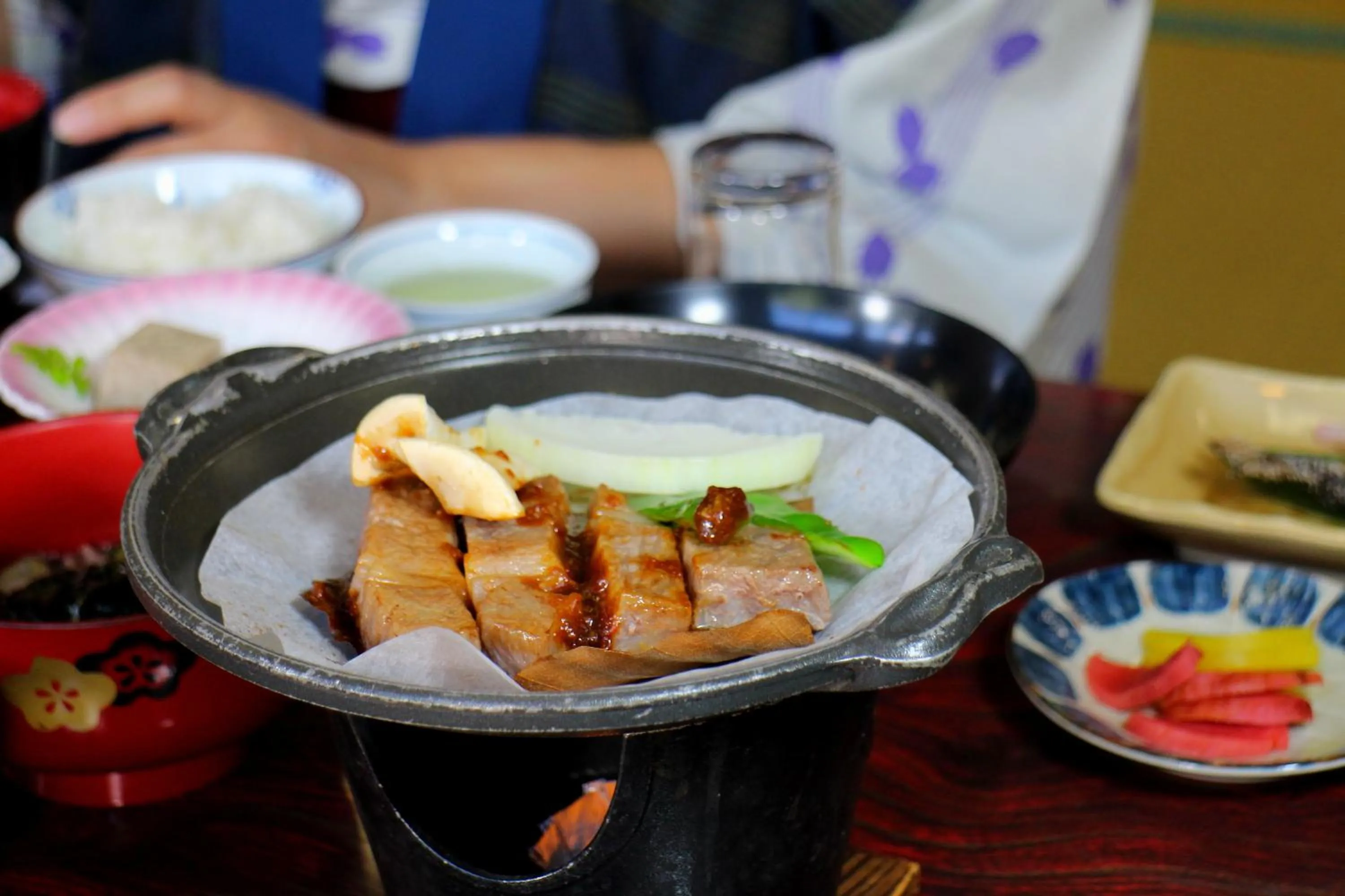 Food close-up in Shinzanso