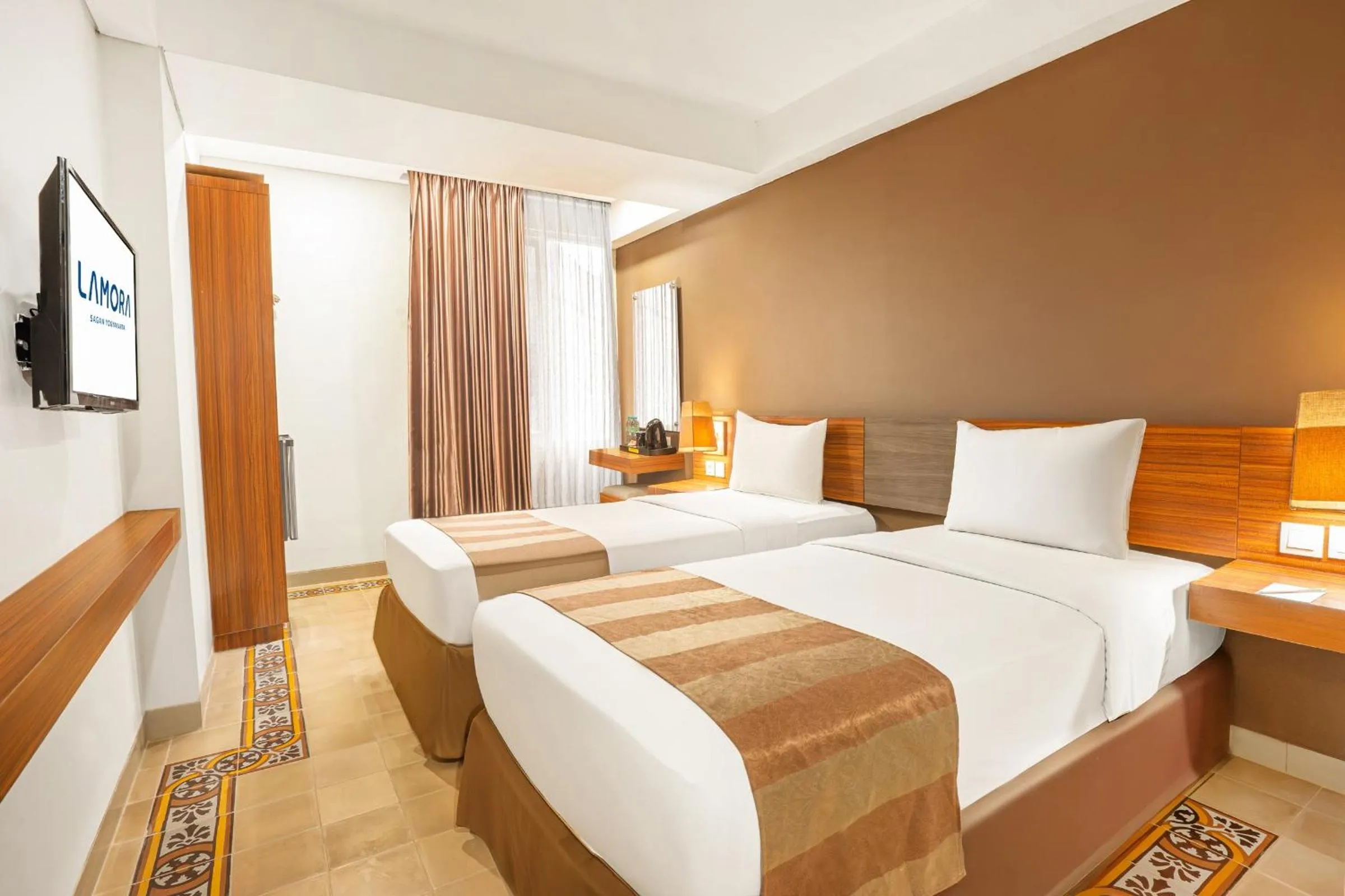 Bedroom, Bed in LAMORA Sagan Yogyakarta - formerly H Boutique Yogyakarta