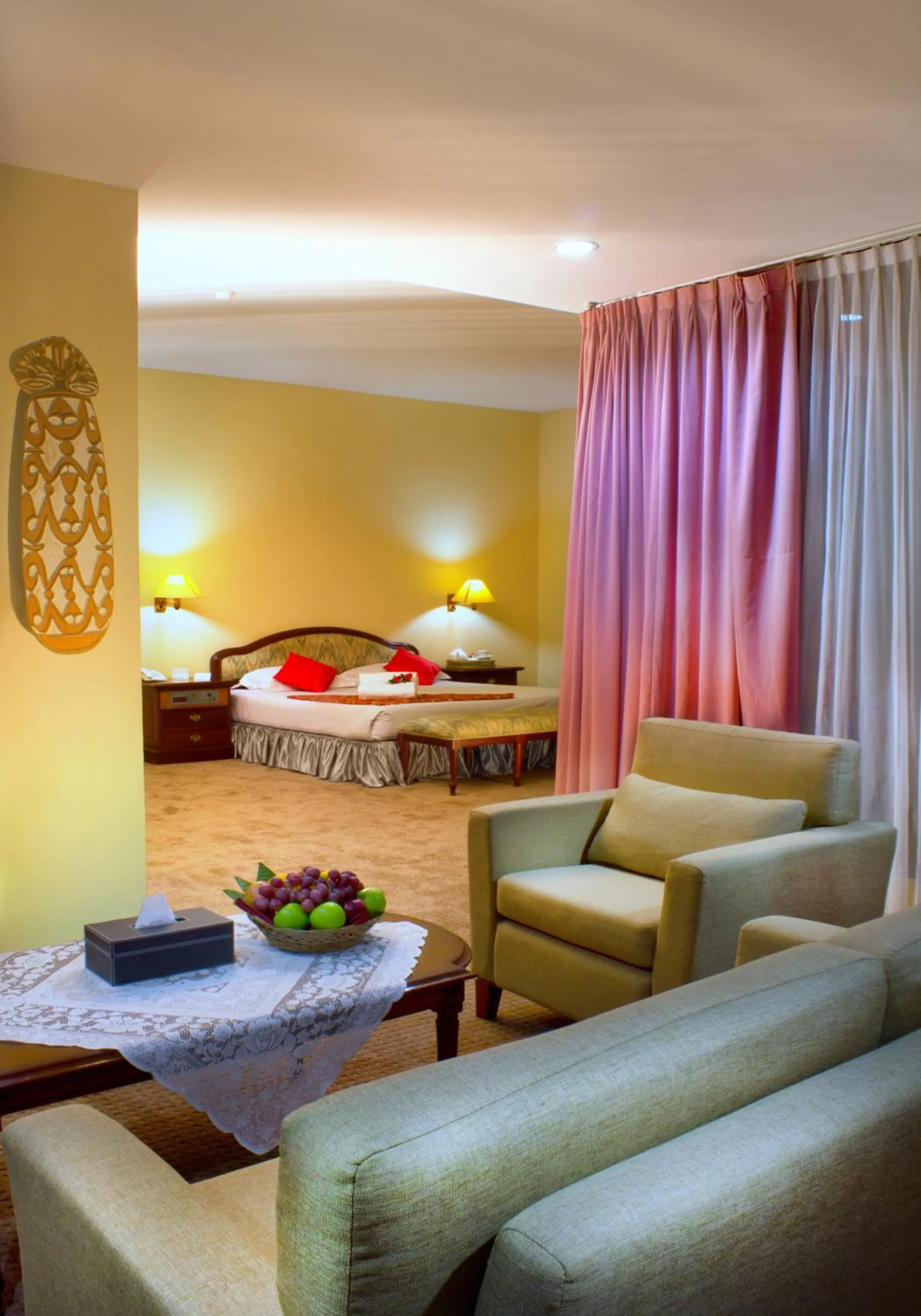 Bed in Hotel Mariat Sorong