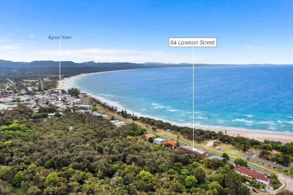 Bird's eye view in Byron Pacific Apartments - On Clarkes Beach