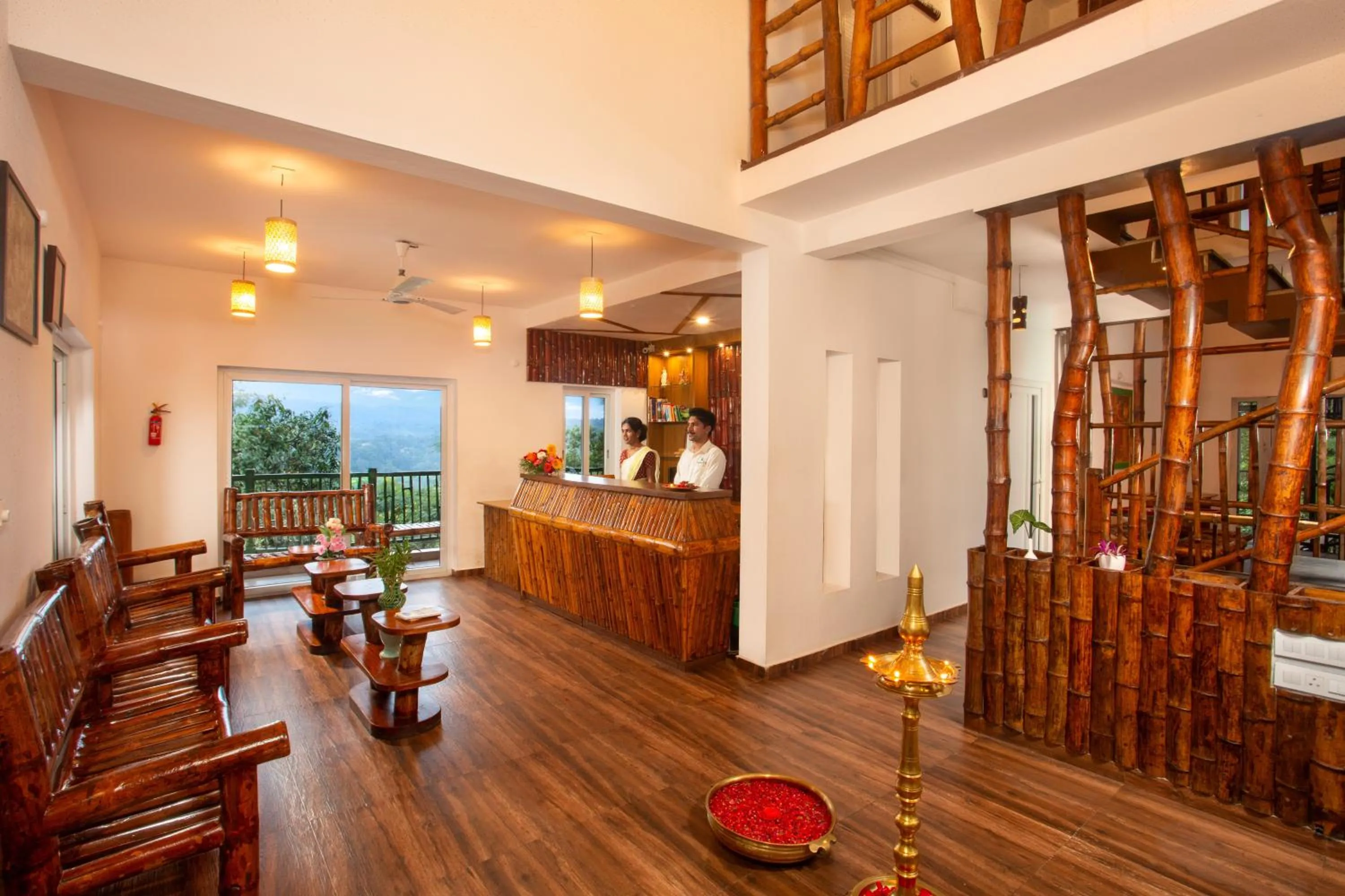 Lobby or reception in Bamboo Dale Resort & Spa Munnar by Stride