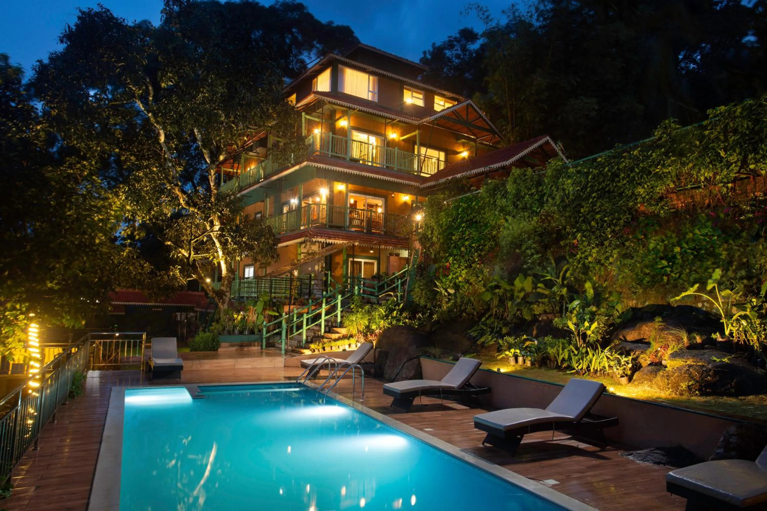 Property building in Bamboo Dale Resort & Spa Munnar by Stride