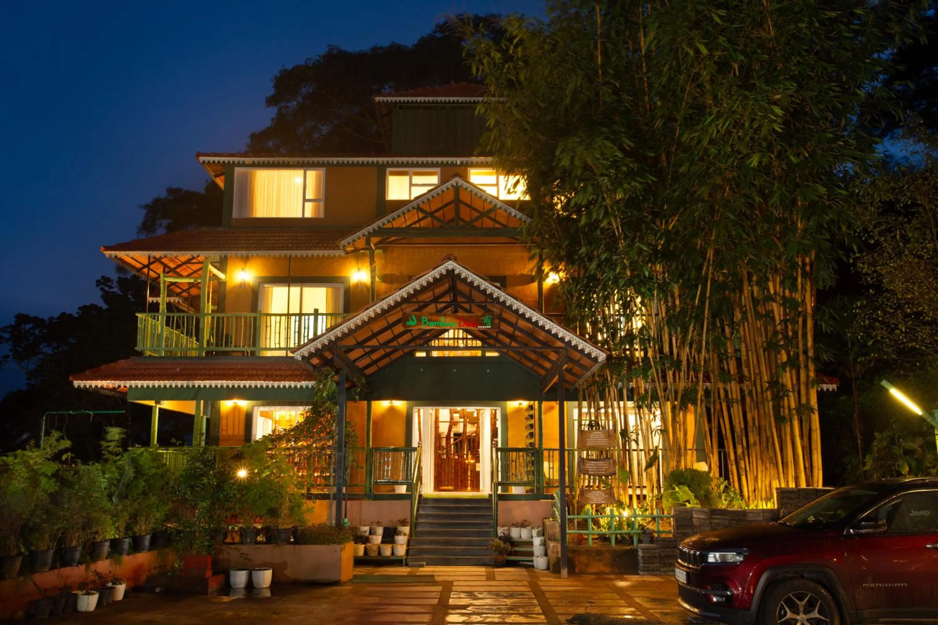Property building in Bamboo Dale Resort & Spa Munnar by Stride