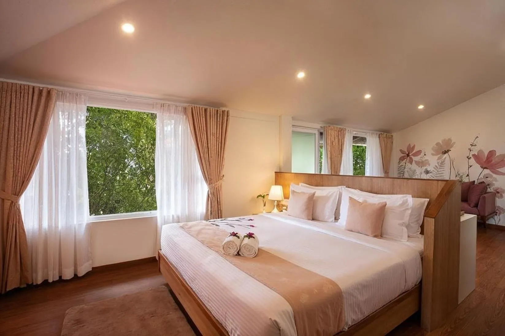 Bed in Bamboo Dale Resort & Spa Munnar by Stride