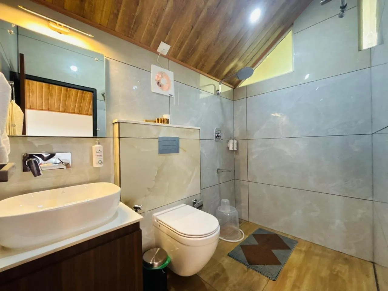 Toilet in Bamboo Dale Resort & Spa Munnar by Stride