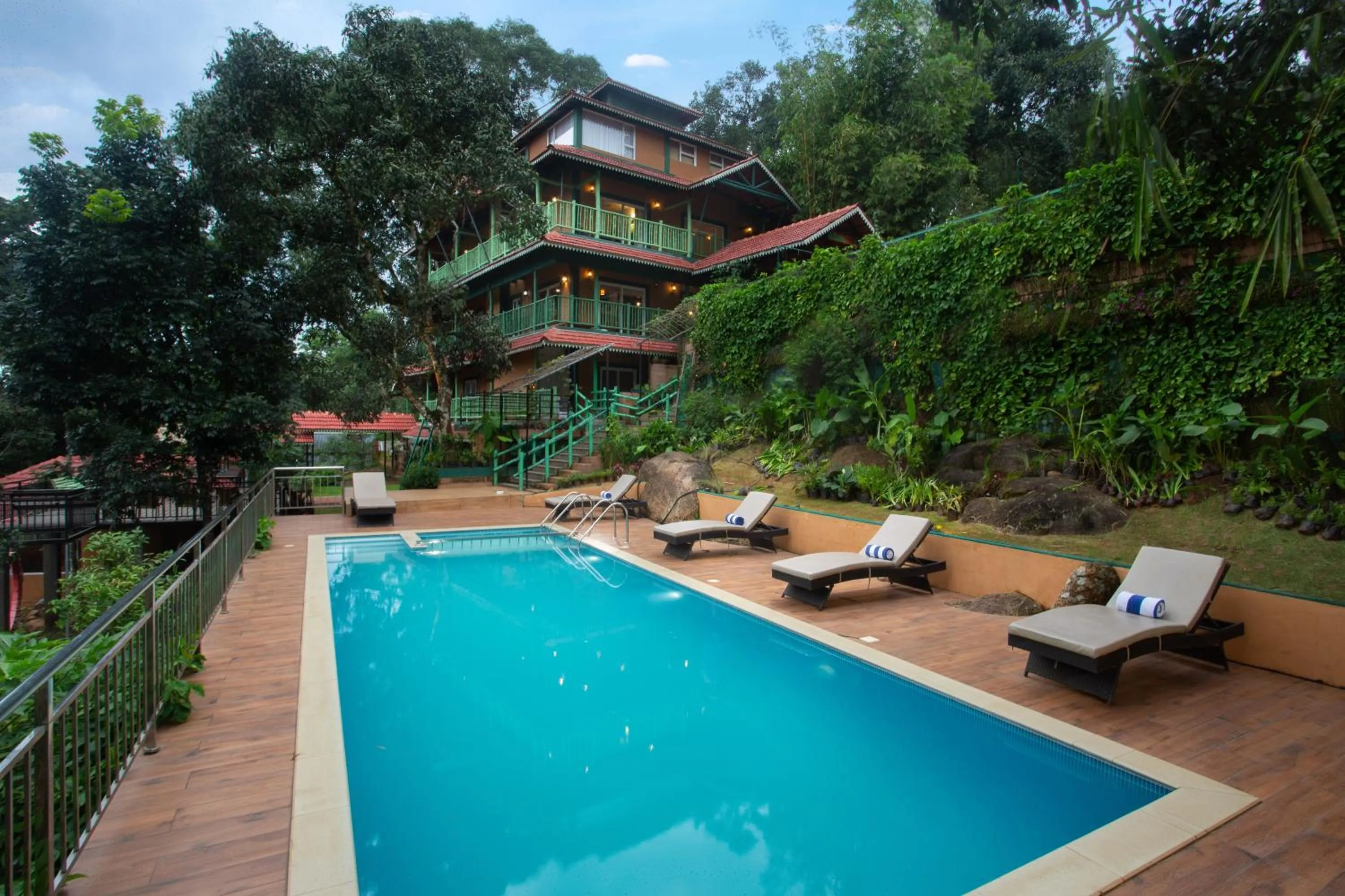 Property building in Bamboo Dale Resort & Spa Munnar by Stride