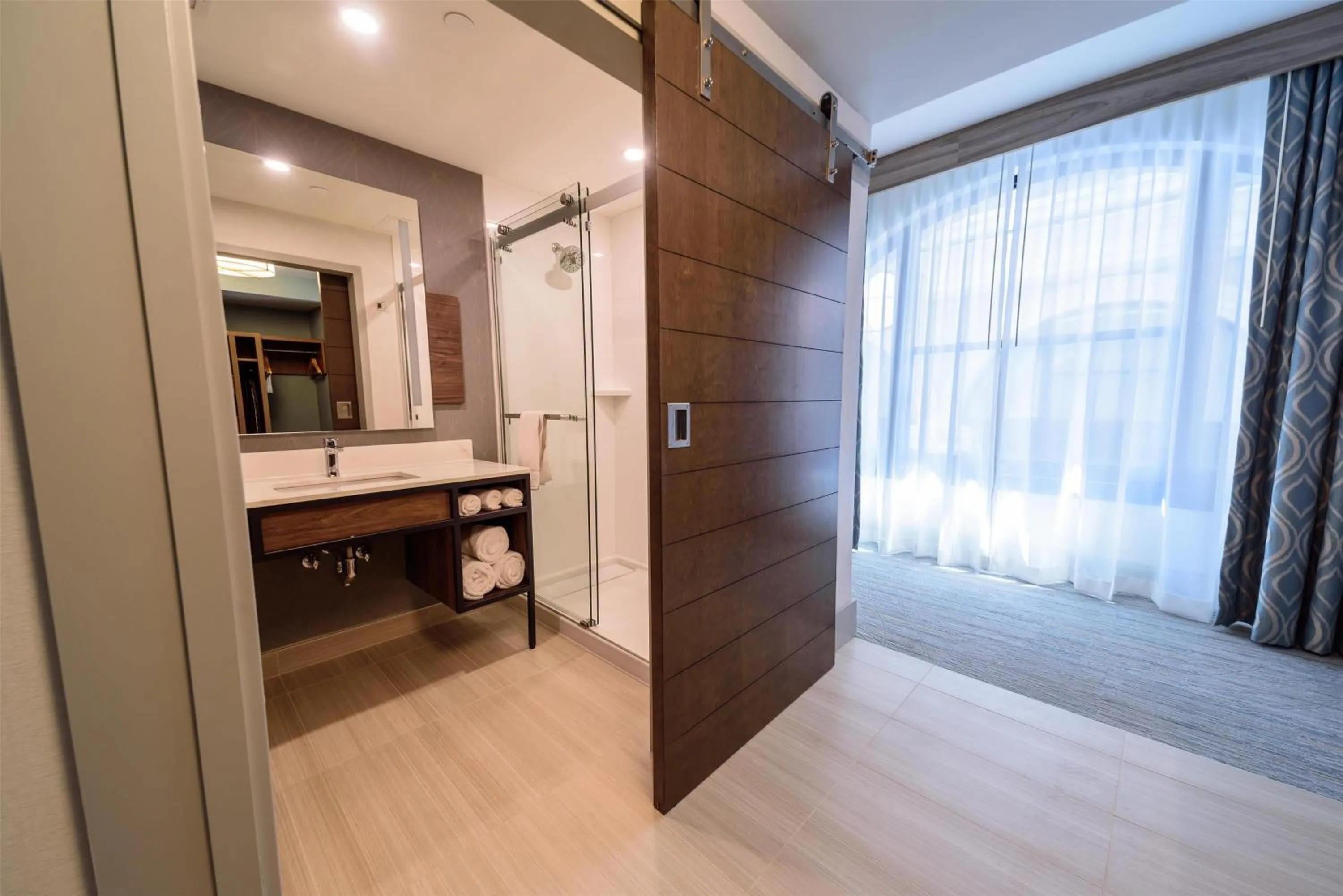 Bathroom in Hilton Garden Inn Dayton Downtown