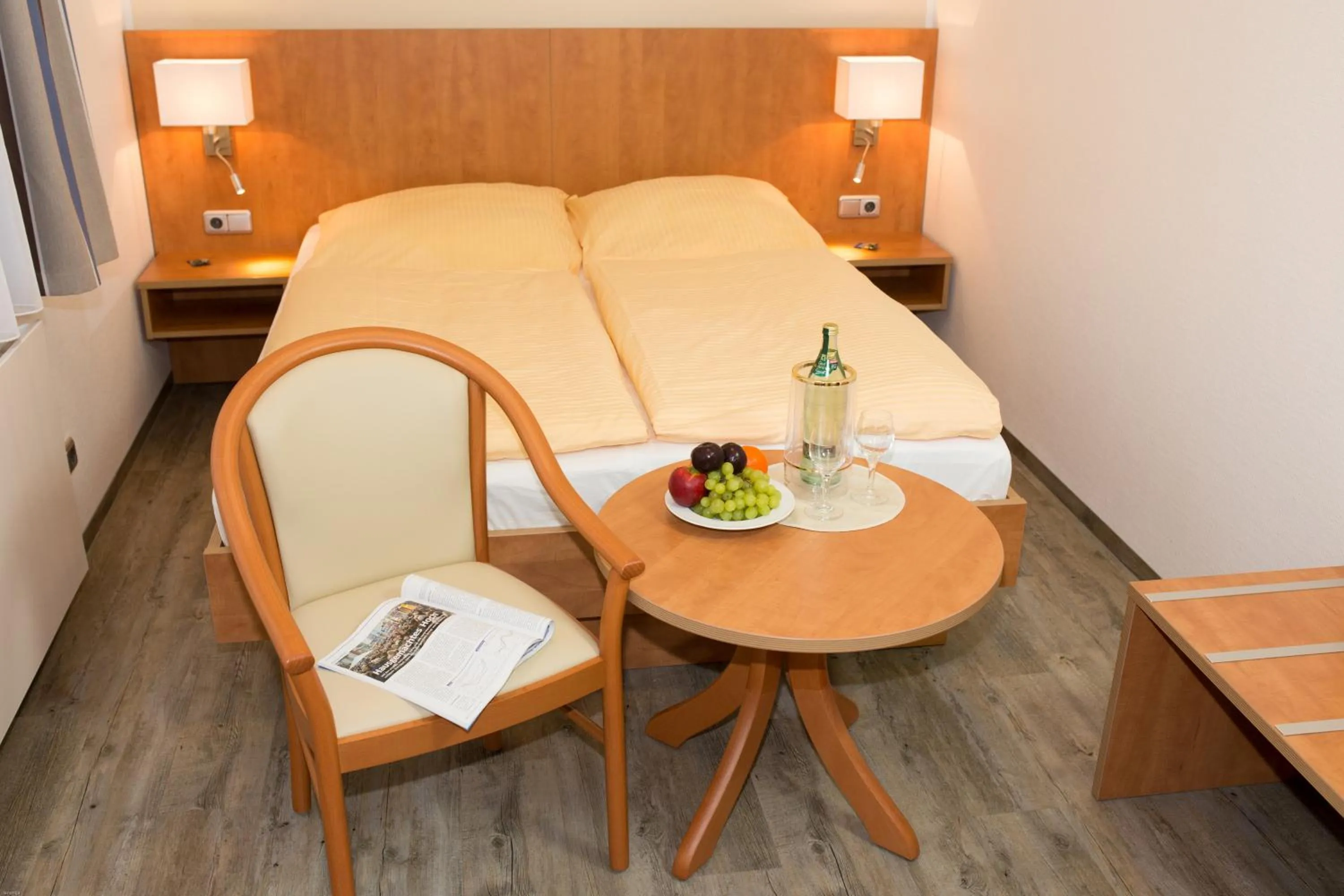 Bed in Hotel Restaurant Lütkebohmert