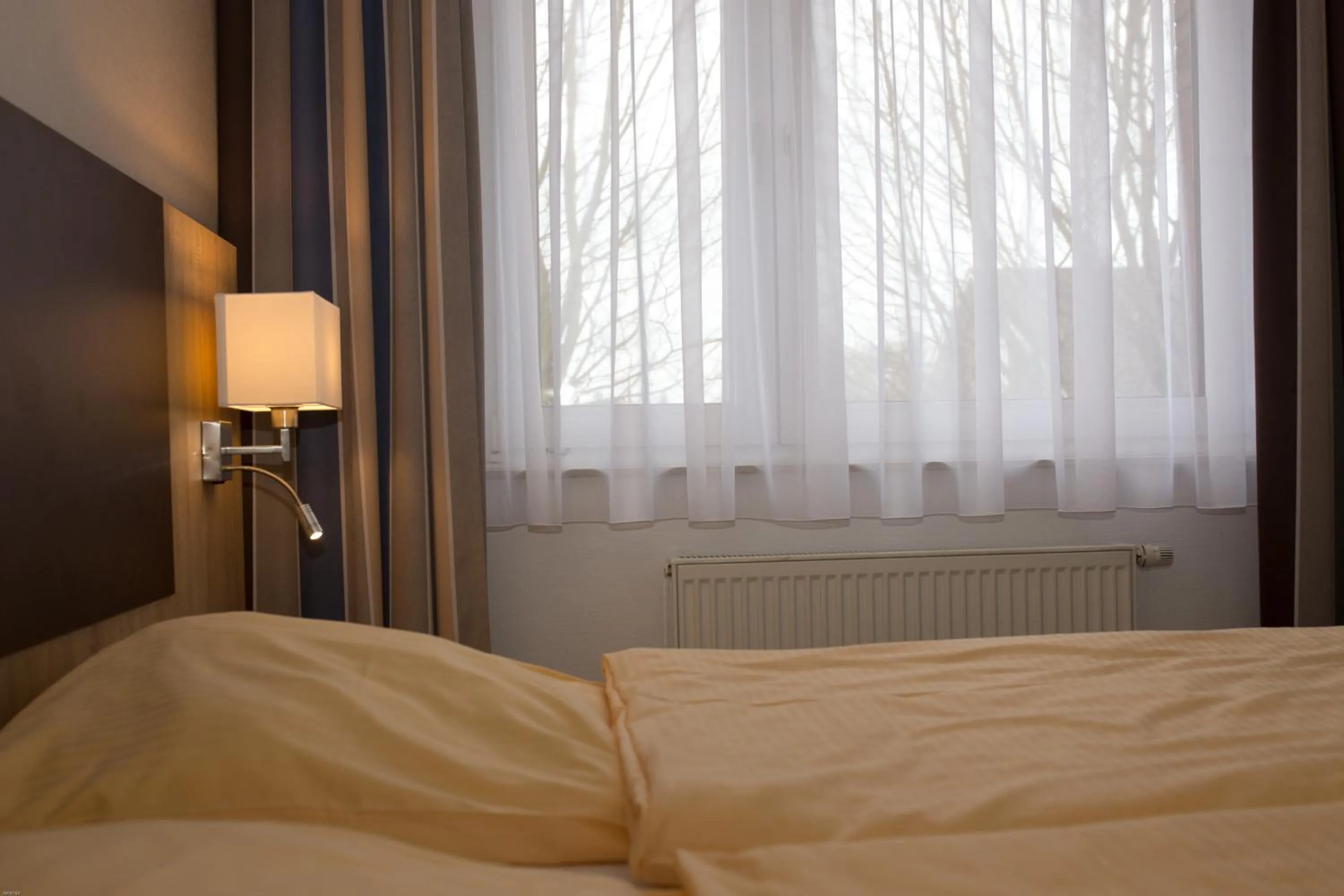 Bed in Hotel Restaurant Lütkebohmert