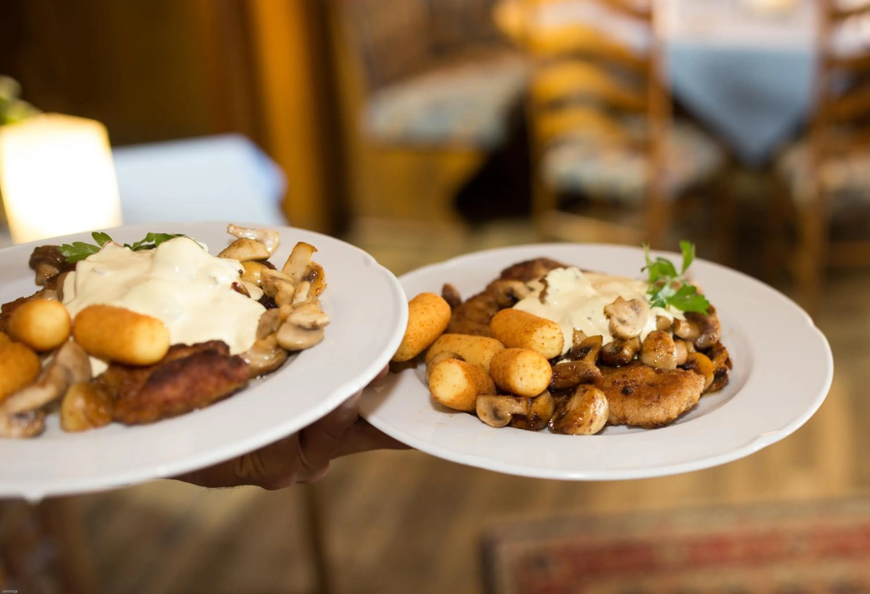 Food close-up in Hotel Restaurant Lütkebohmert