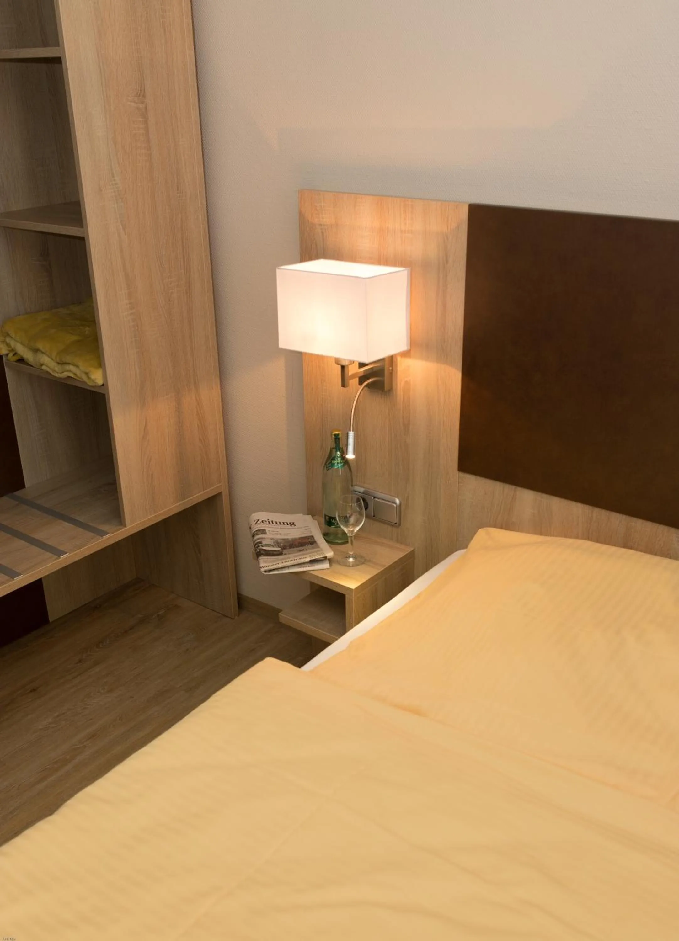 Bed in Hotel Restaurant Lütkebohmert