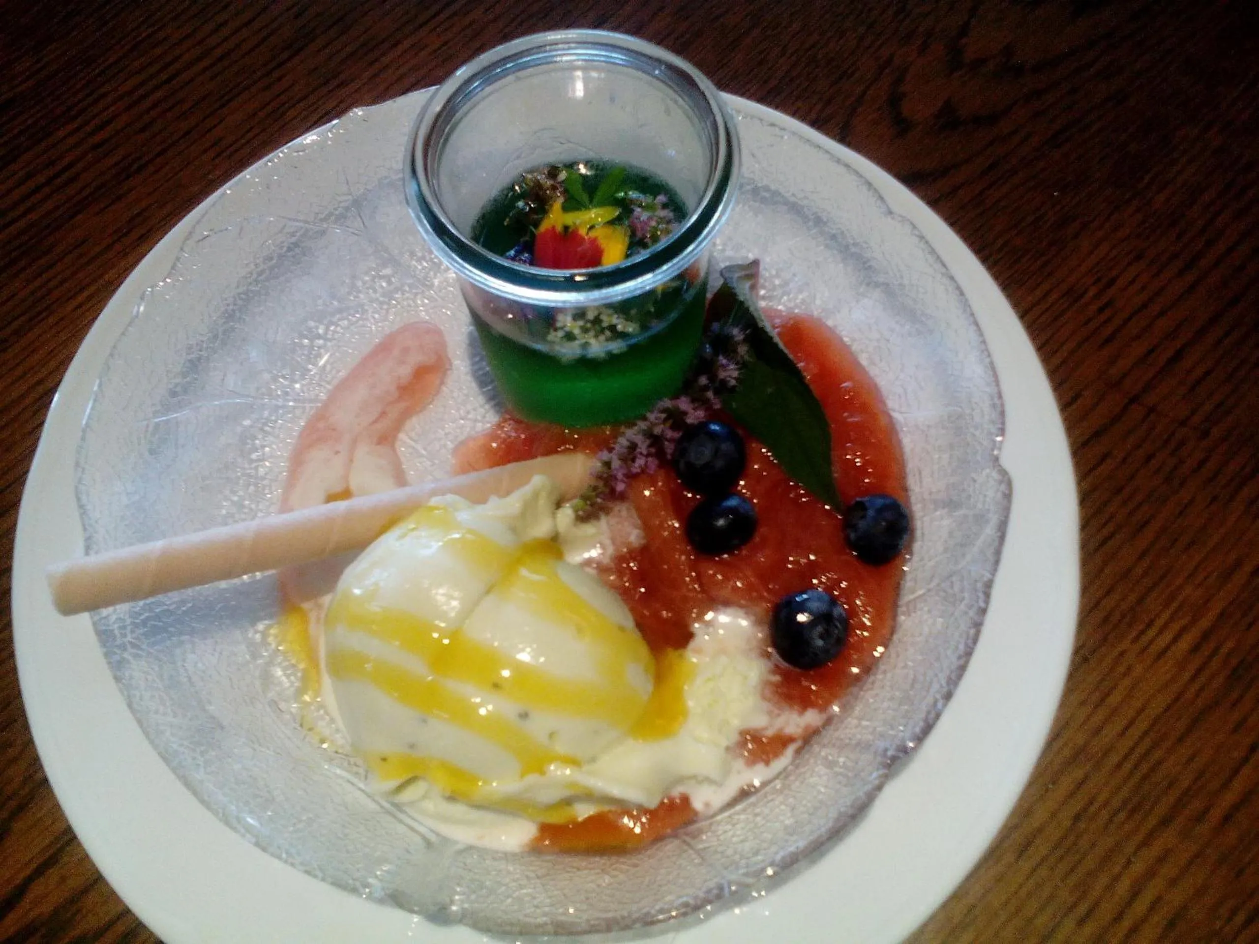 Food close-up in Hotel Restaurant Lütkebohmert