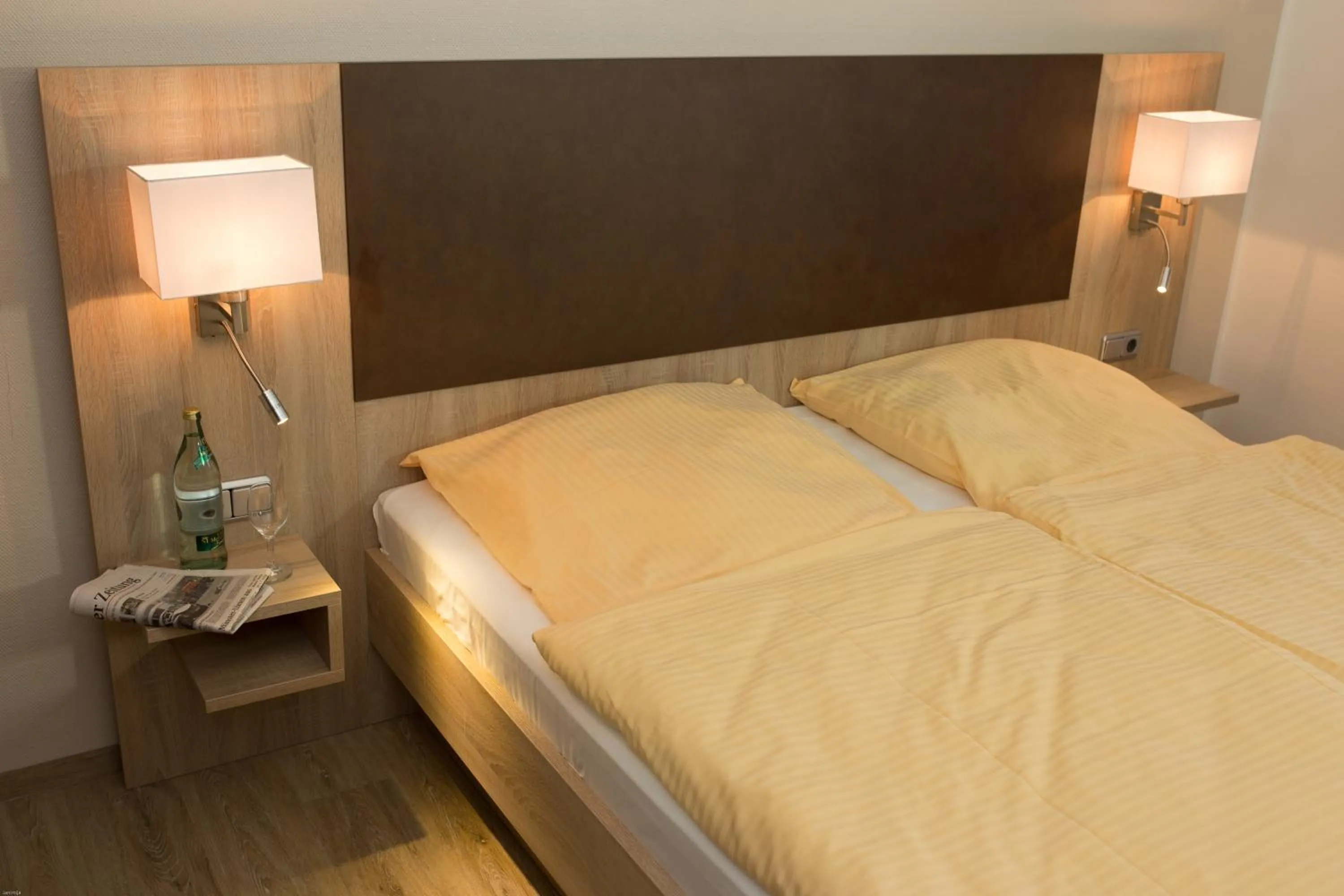 Bed in Hotel Restaurant Lütkebohmert