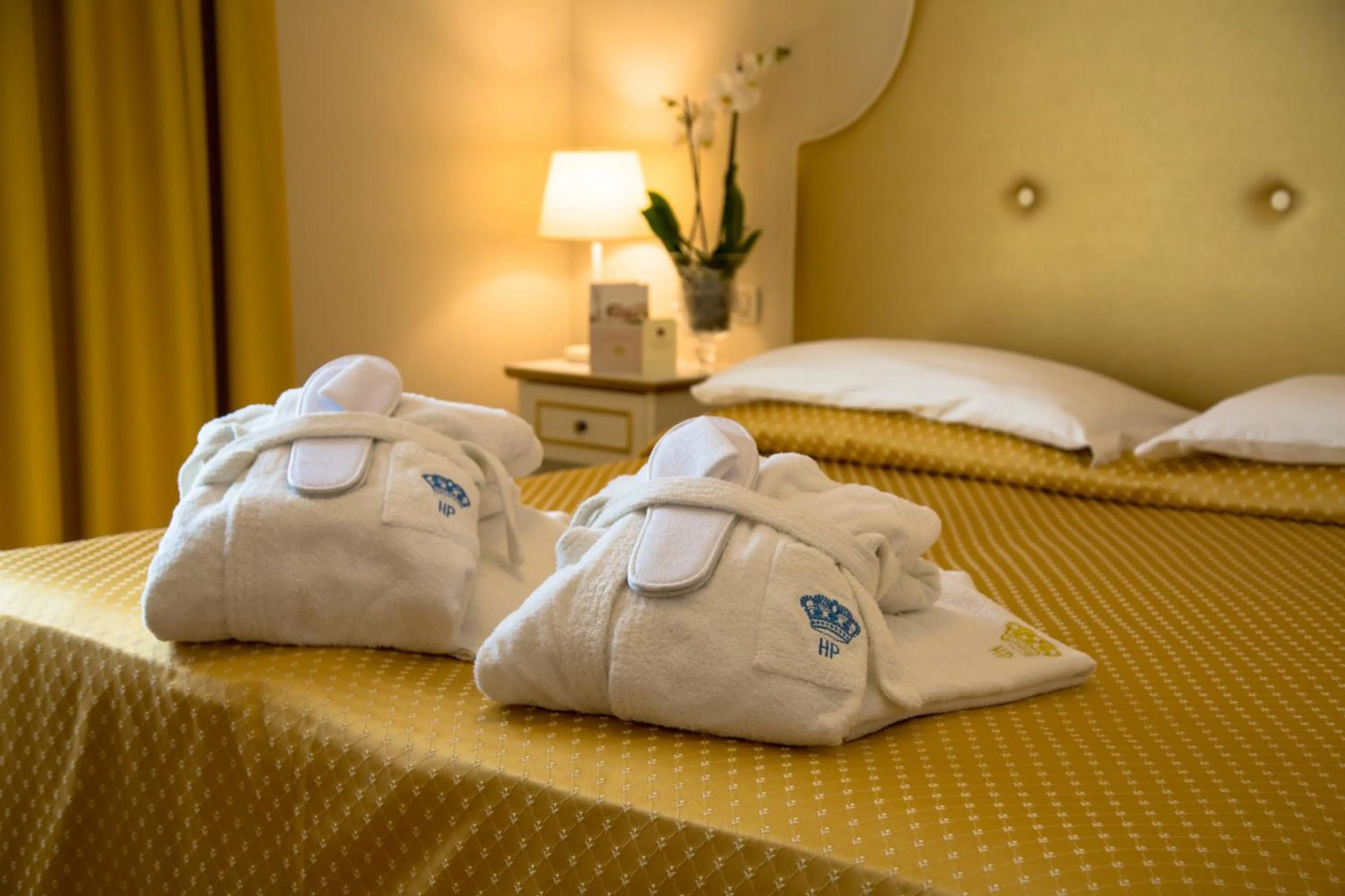 Bedroom, Bed in Hotel Terme Principe