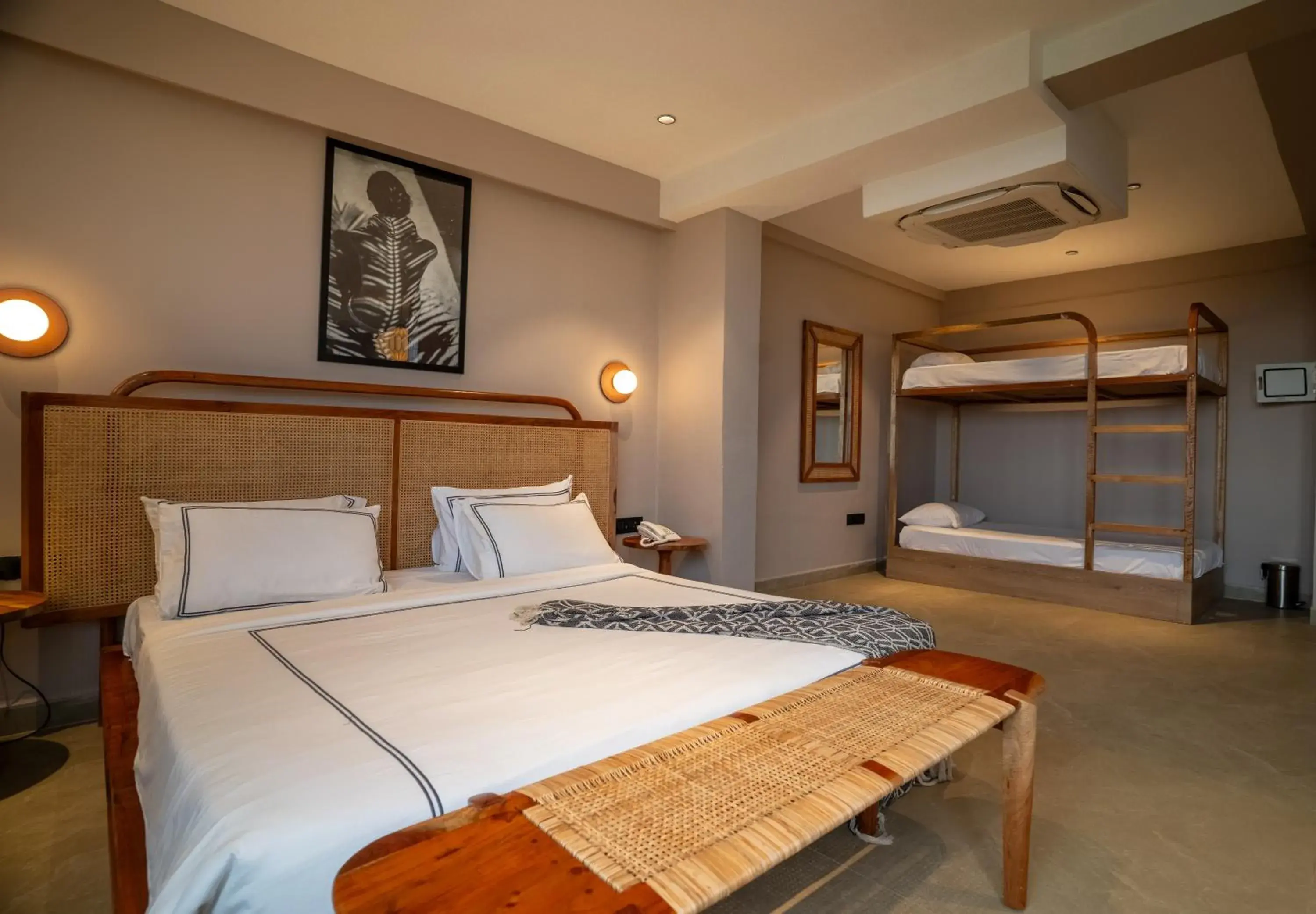 Family Suite in Minimalist Panjim Family Suite in Minimalist Panjim