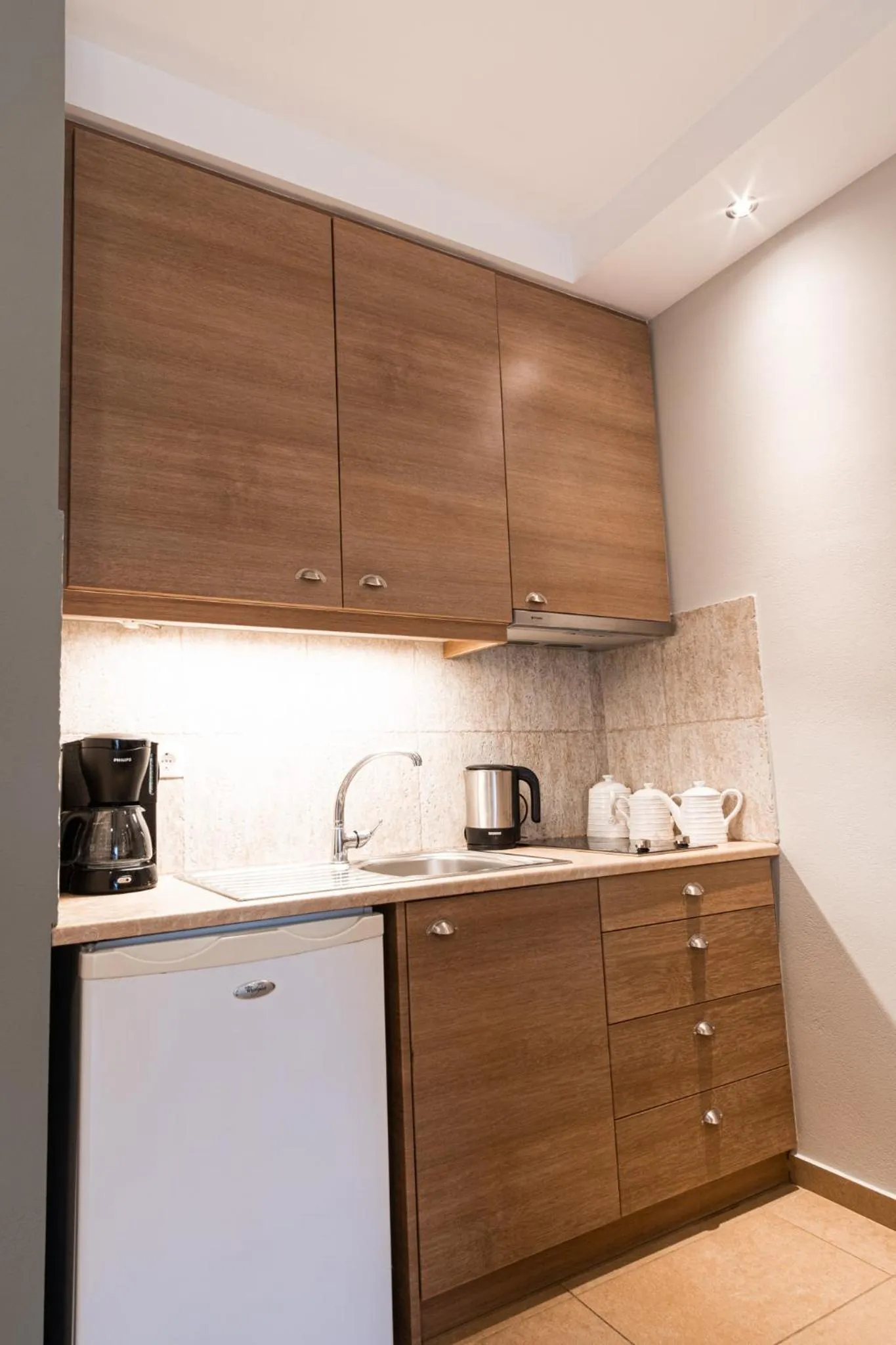 Kitchen or kitchenette in Zoe Seaside Resort