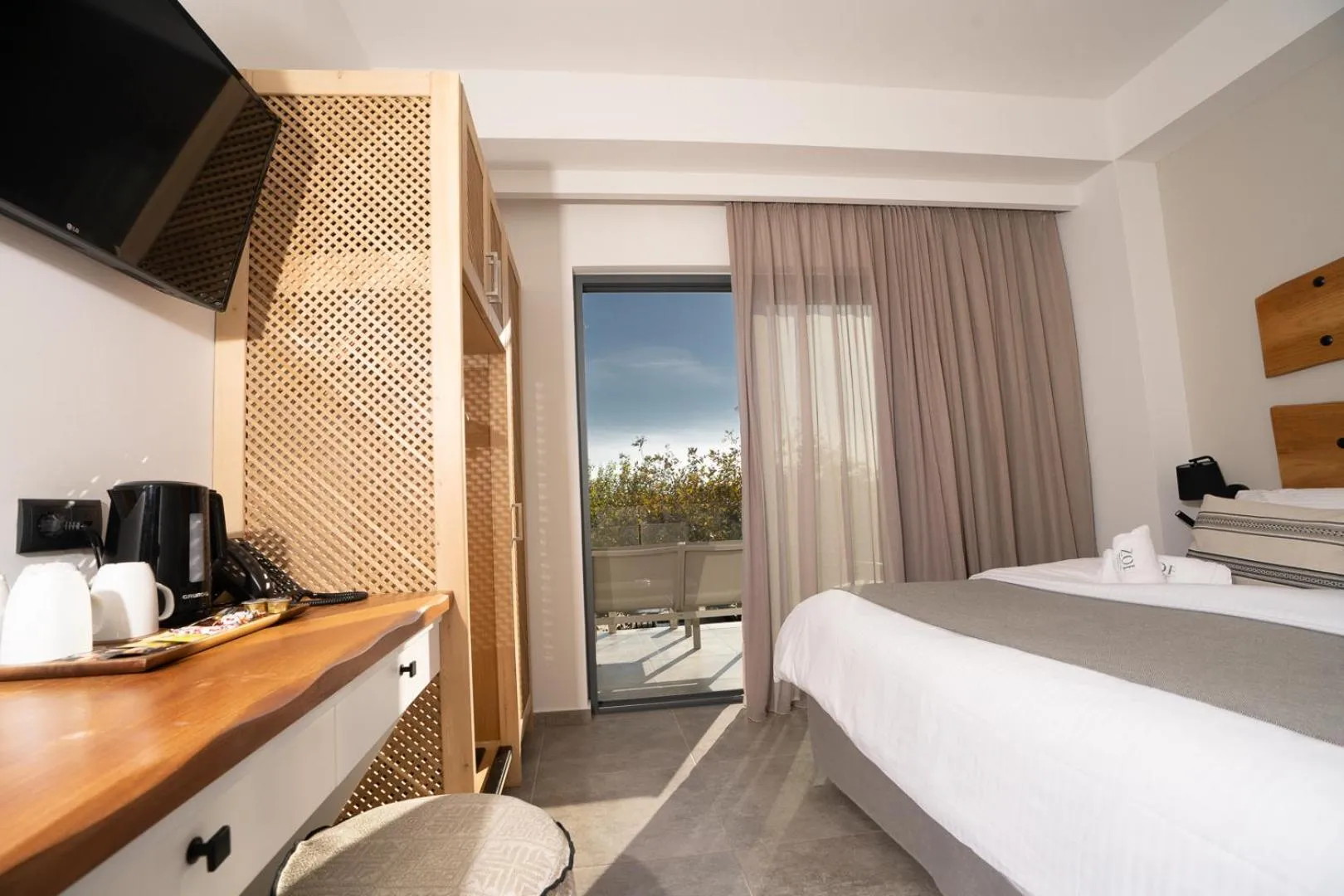 Bed in Zoe Seaside Resort